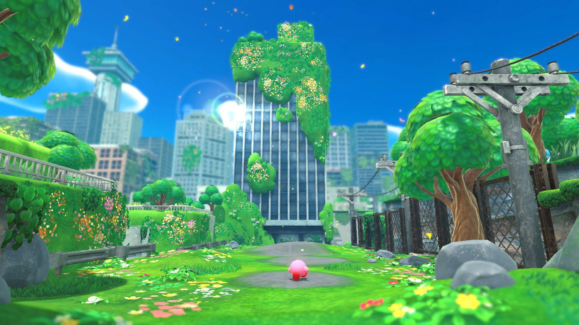 In this new game, you follow Kirby as he explores the ruins of a human