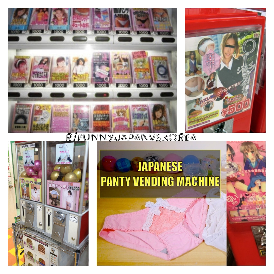 Japan’s used panty vending machine FunnyJapanVsKorea