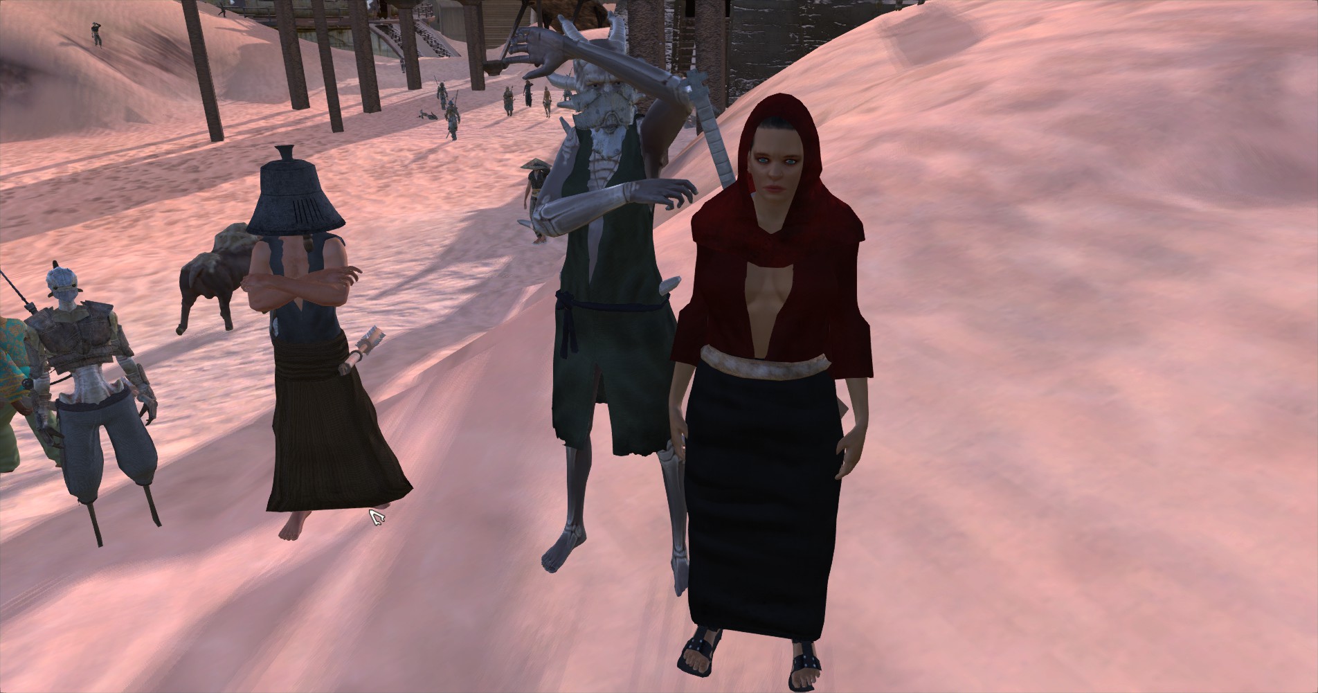 [Arkhiel cloth pack] Possible combinations of clothes with the new robe