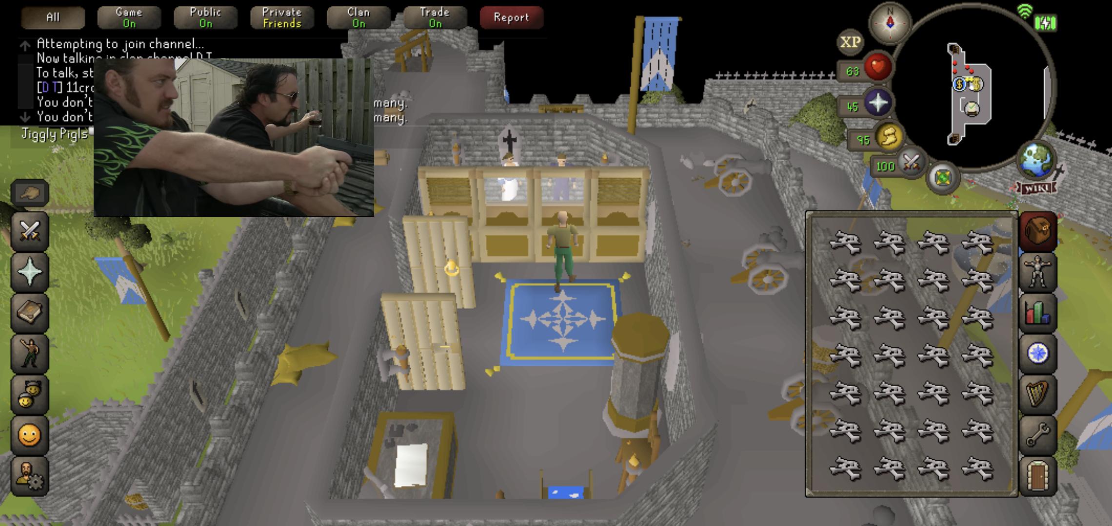 Just found out i can watch Netflix while skilling on mobile.. r/2007scape