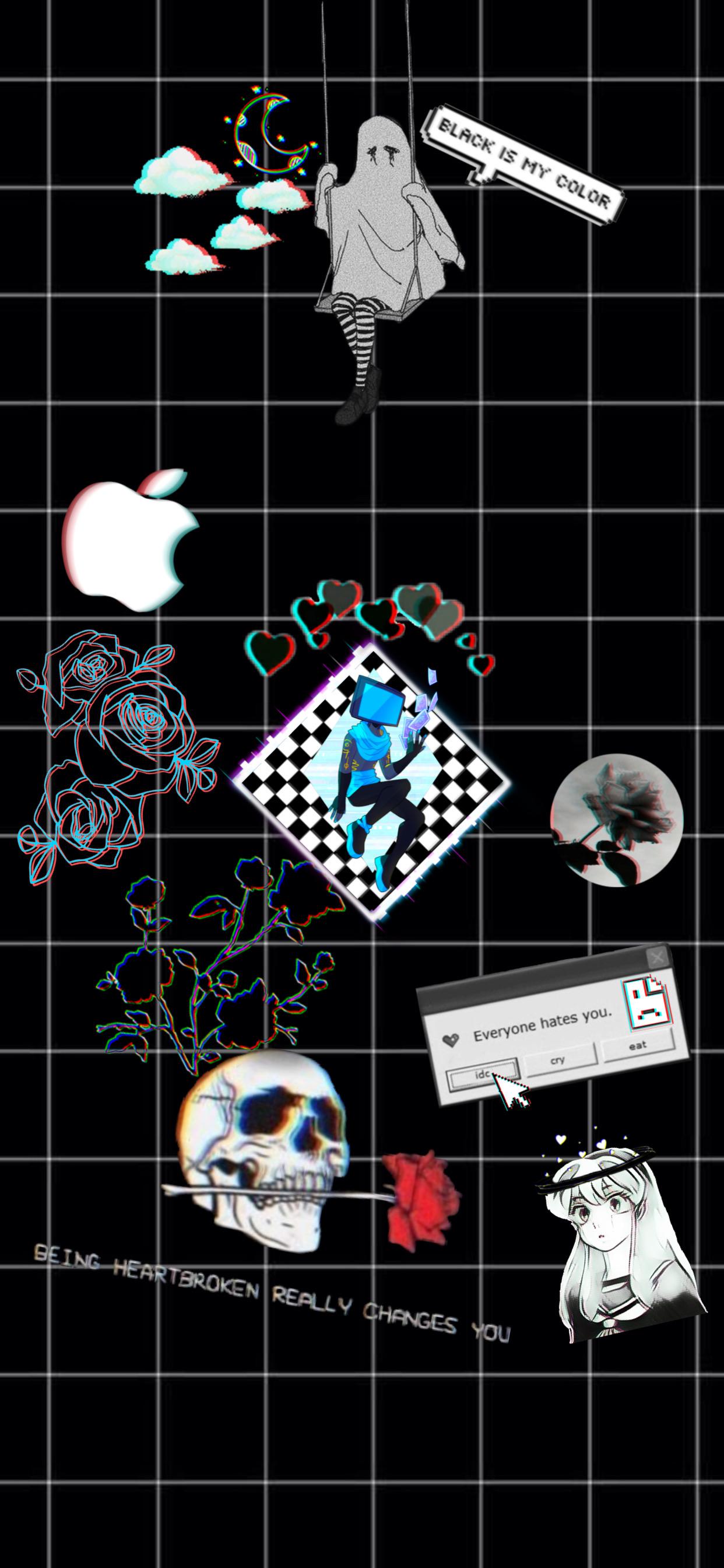 iPhone Xs Max aesthetic wallpaper, 2688 x 1242 pixels. Home Screen only