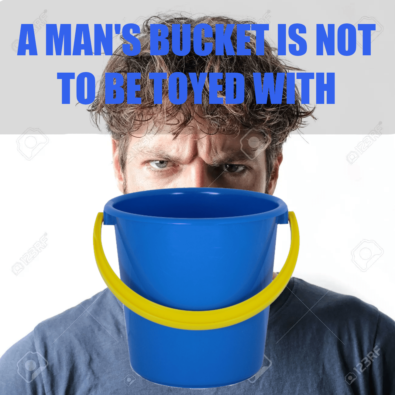 Memes like this were appearing after someone declared plastic buckets