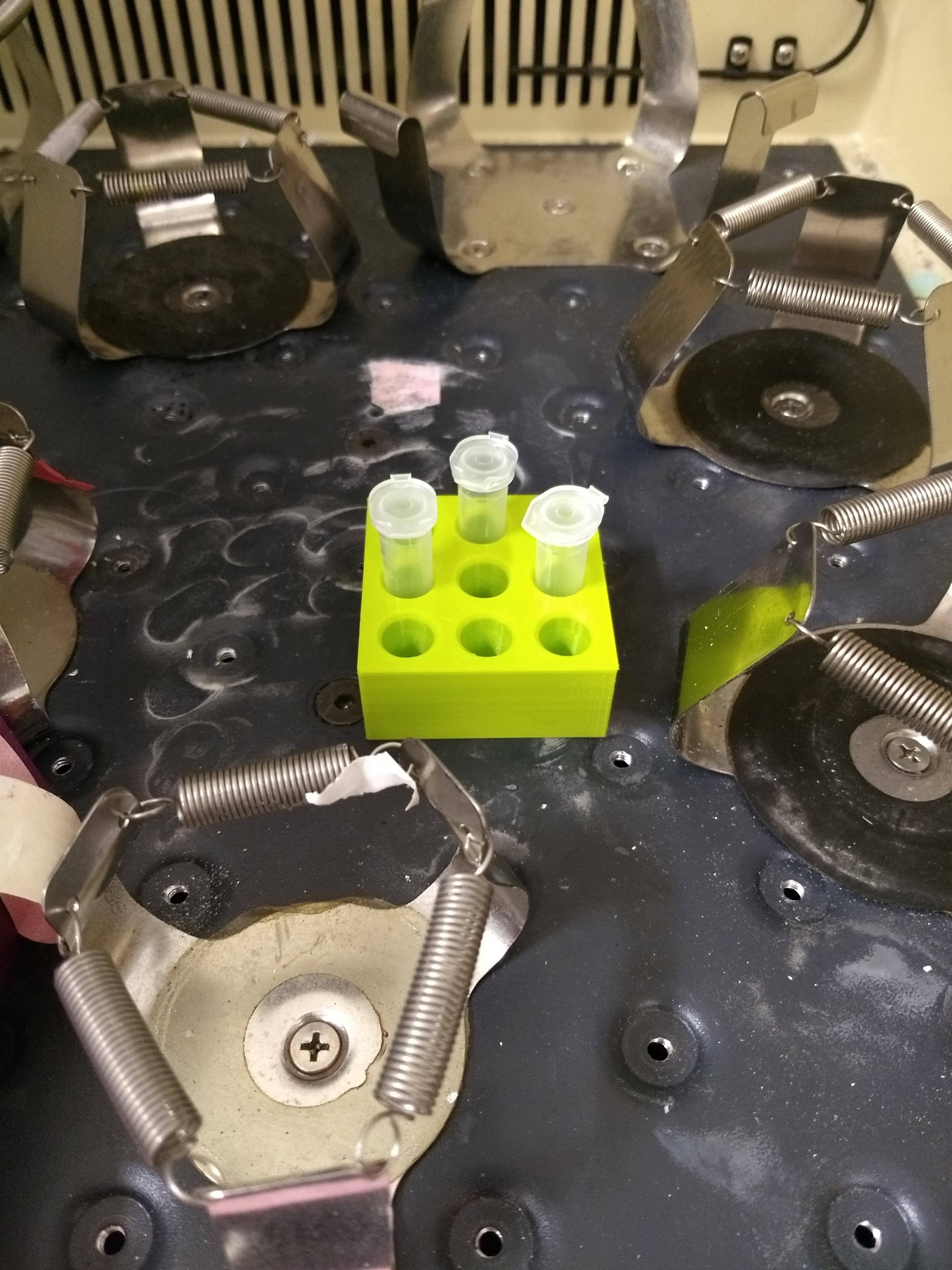 Eppendorf tube holder for shaker platform r/functionalprint
