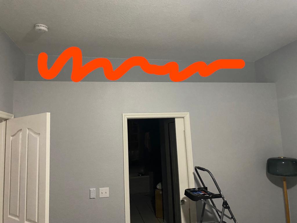 What’s the name of the shelf like space between the wall and ceiling