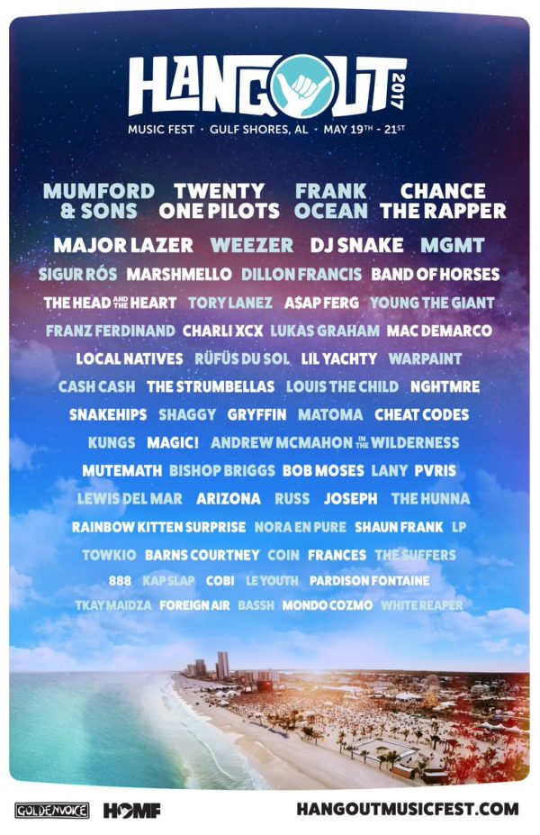 Hangoutfest 2017 Lineup Revealed festivals