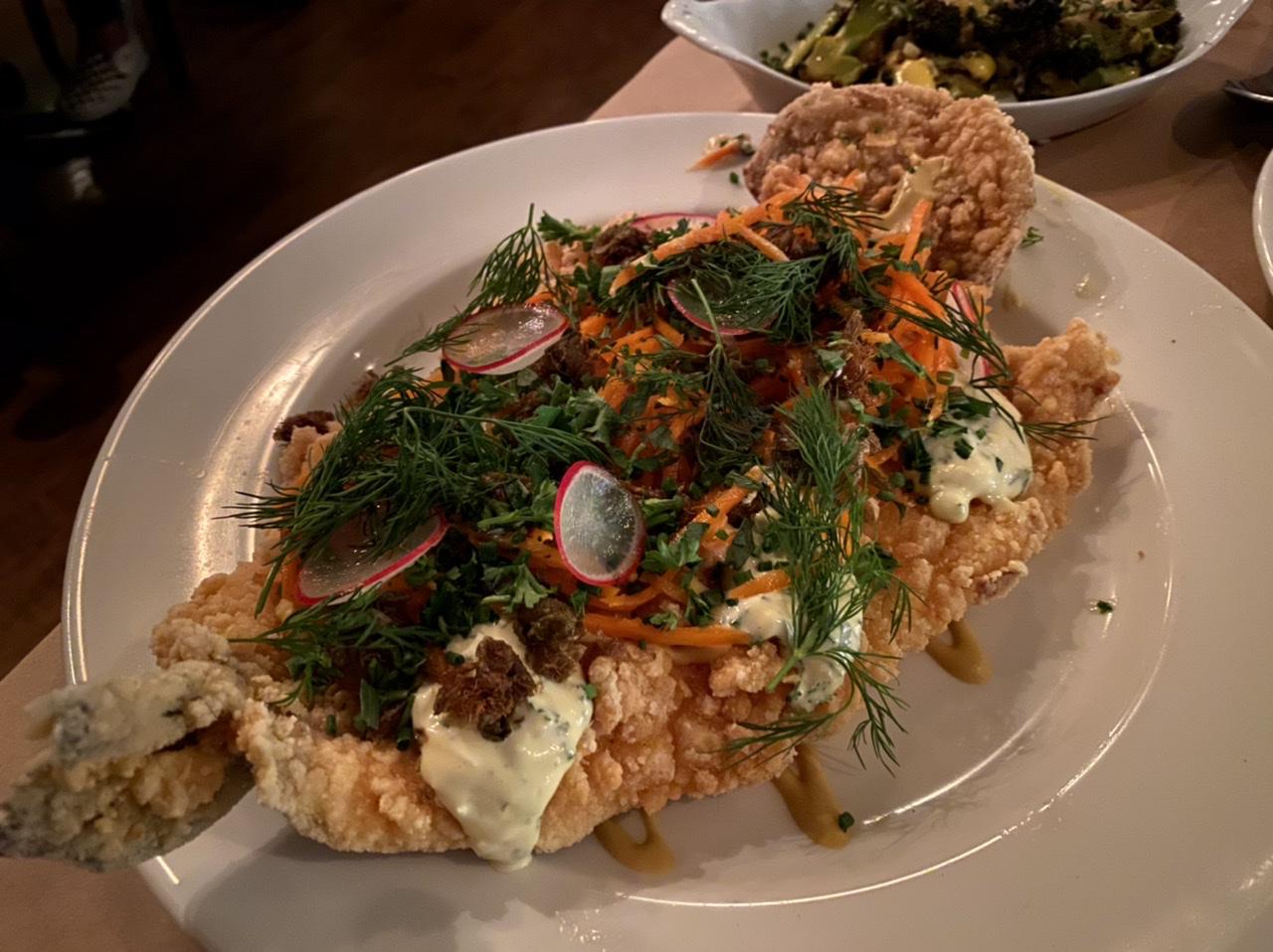 [I Ate] Chicken fried Trout r/food
