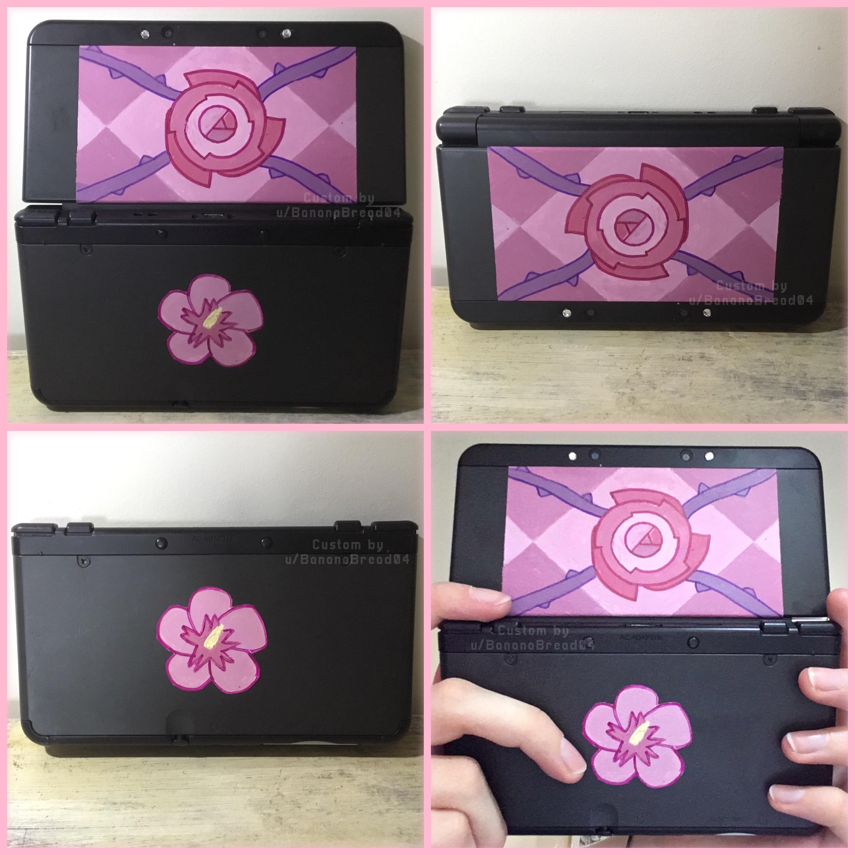 Customised 3DS cover plates (Rose edition) r/stevenuniverse