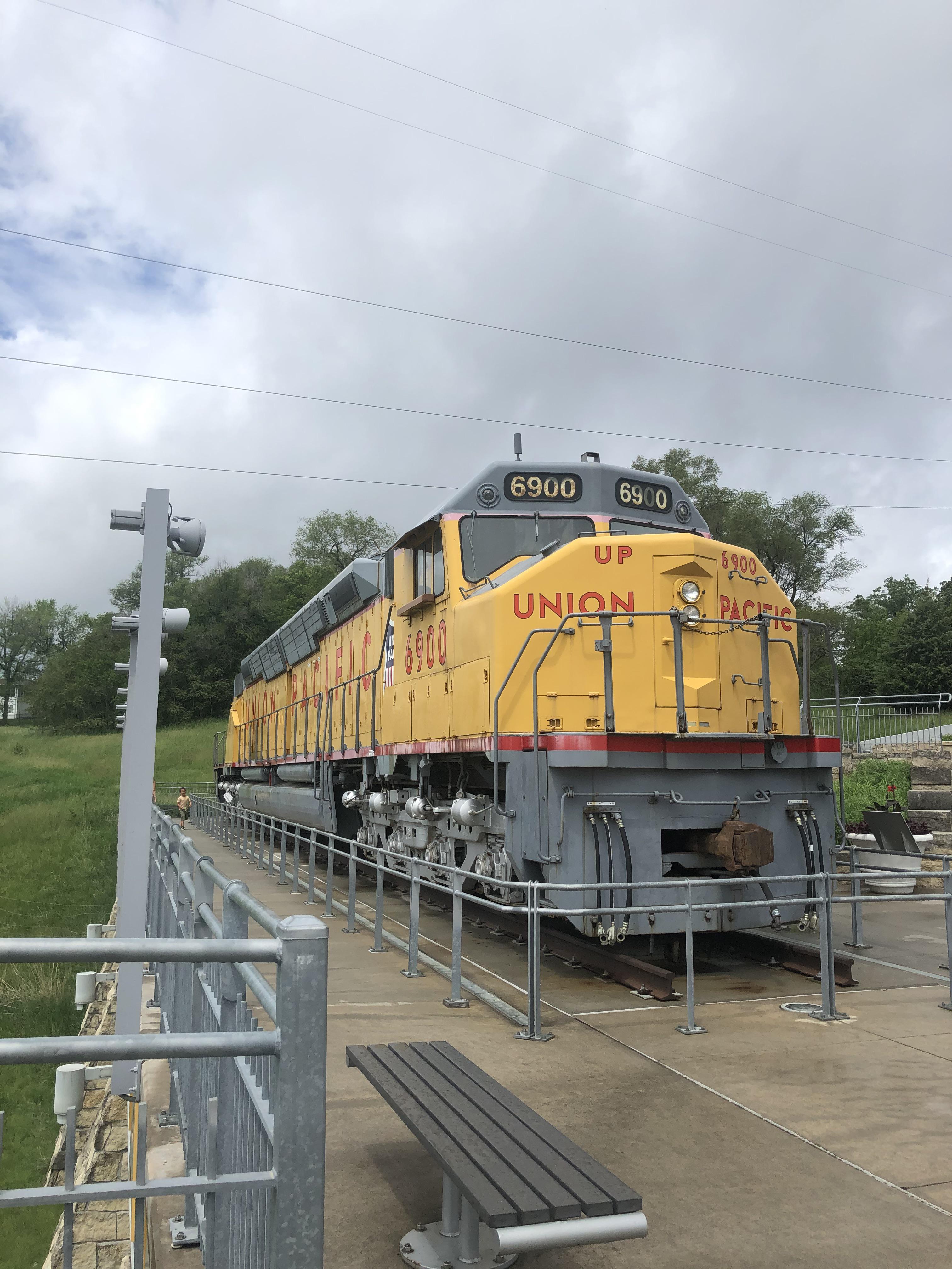 This is the centennial 6900 now on display in Omaha Nebraska r/trains