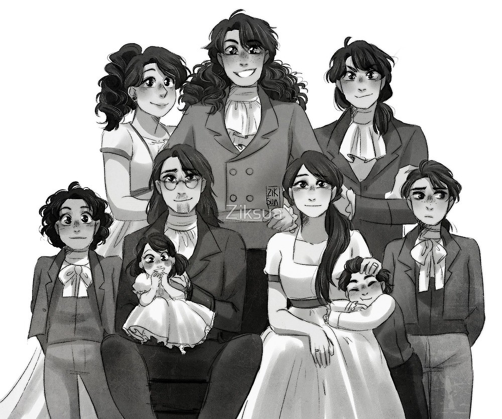 Accurate picture of the Hamilton Family. r/Animemes