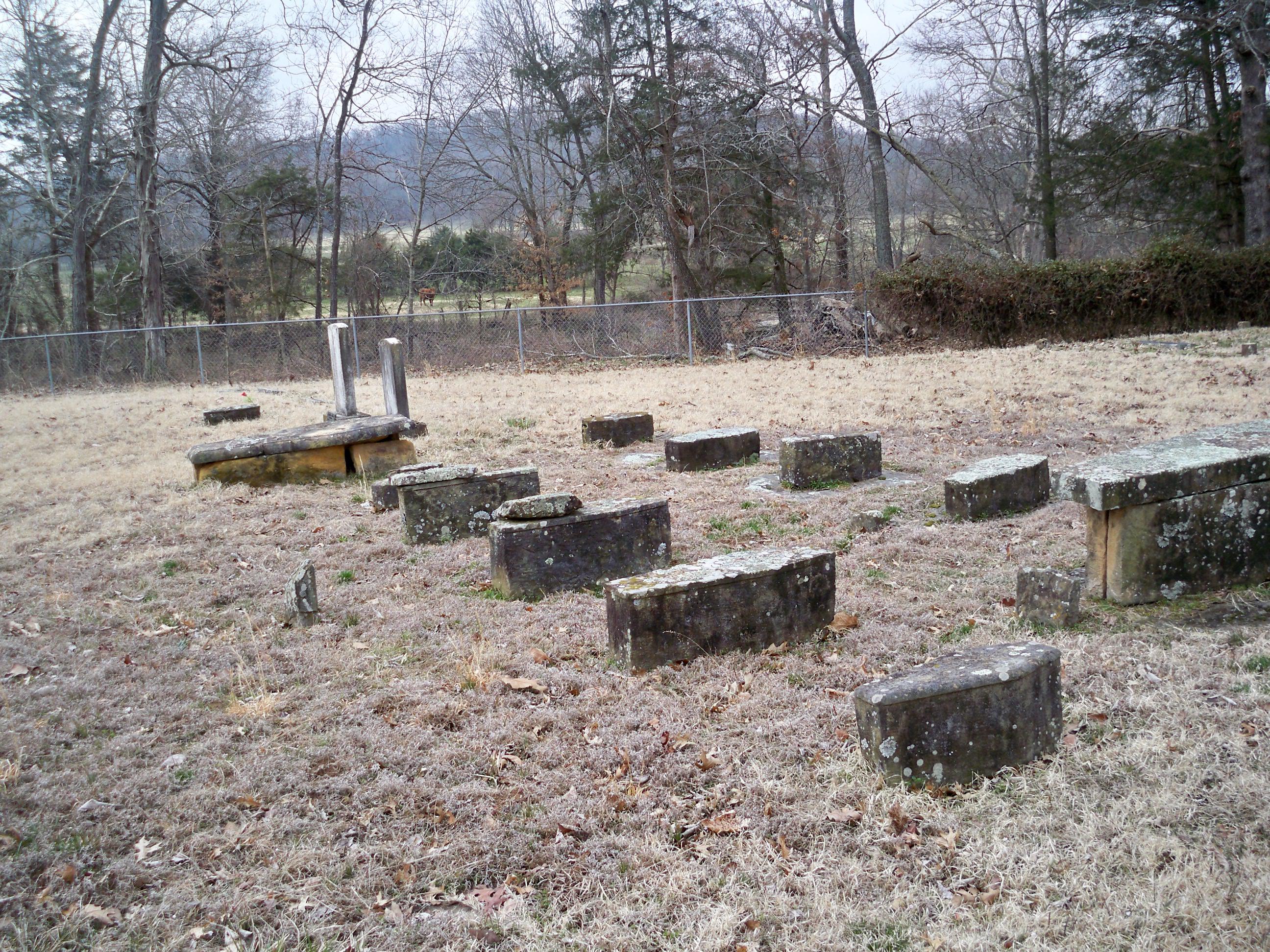 200+ year old cemetery in Northwest Arkansas whole families wiped out