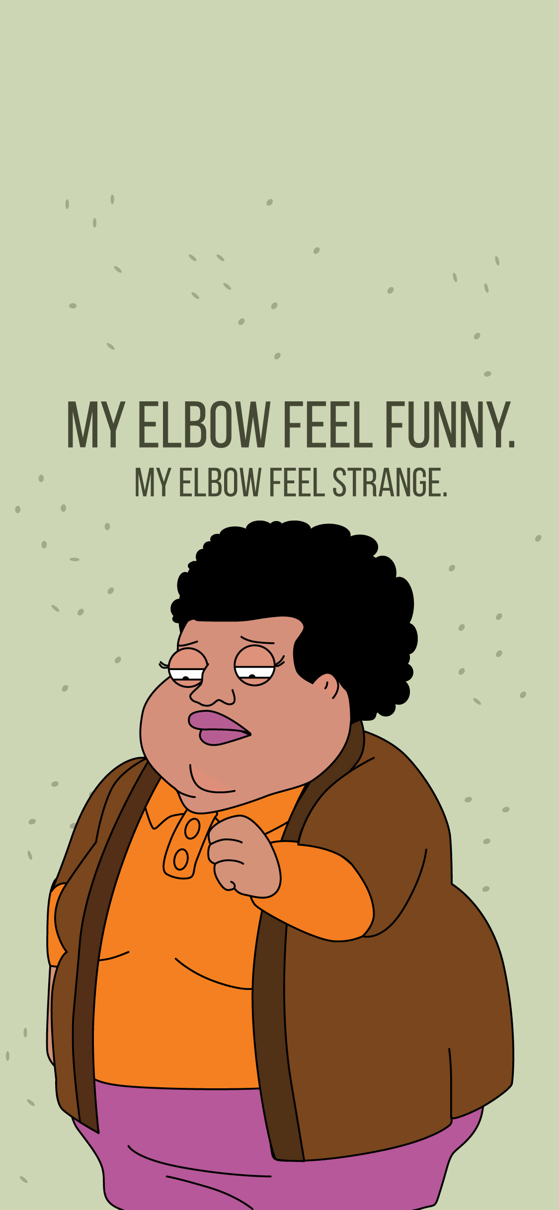 OC, HQ mobile wallpaper of "My elbow feel funny, my elbow feel strange