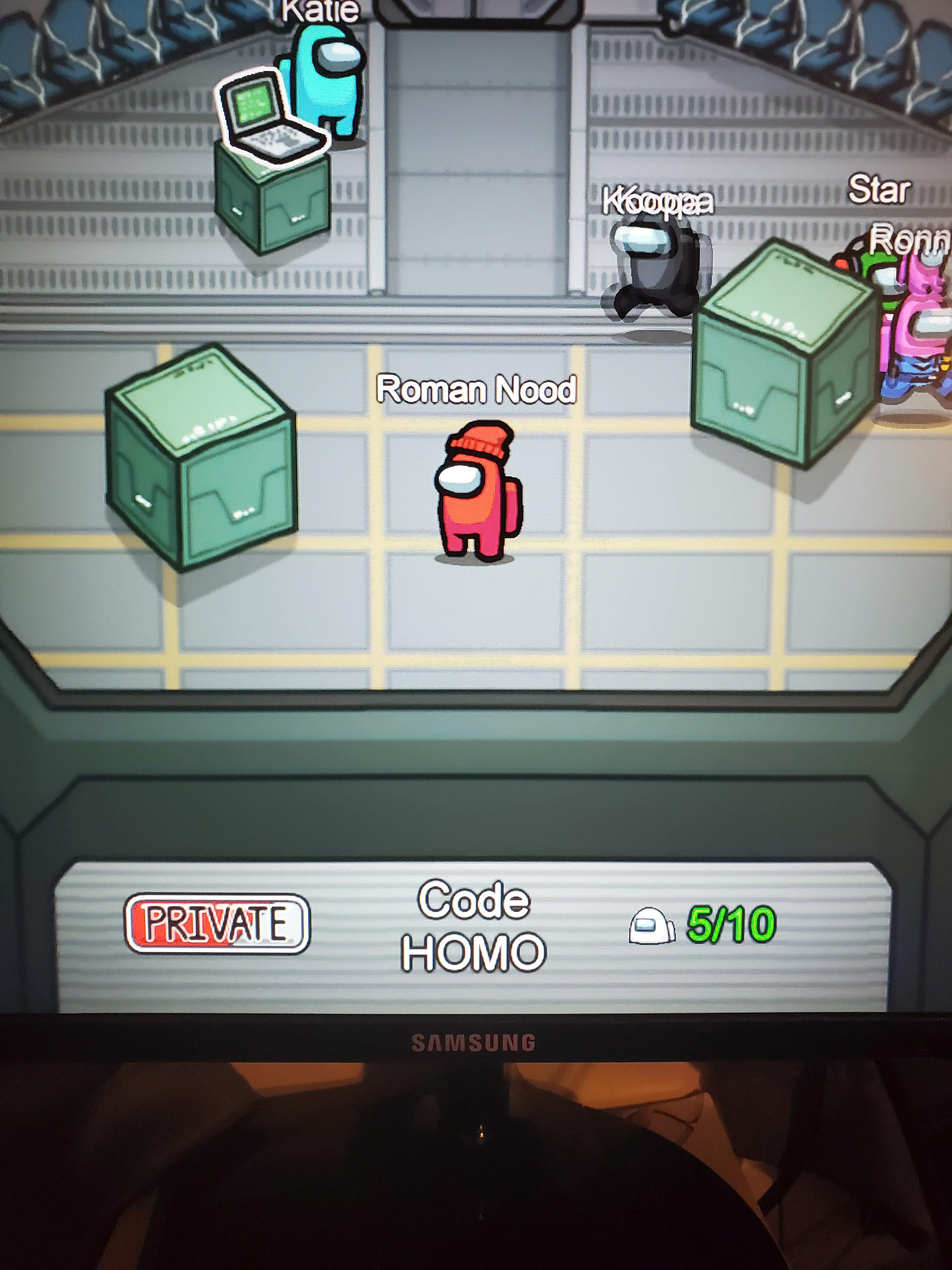 Are we sharing our funny codes? r/AmongUs