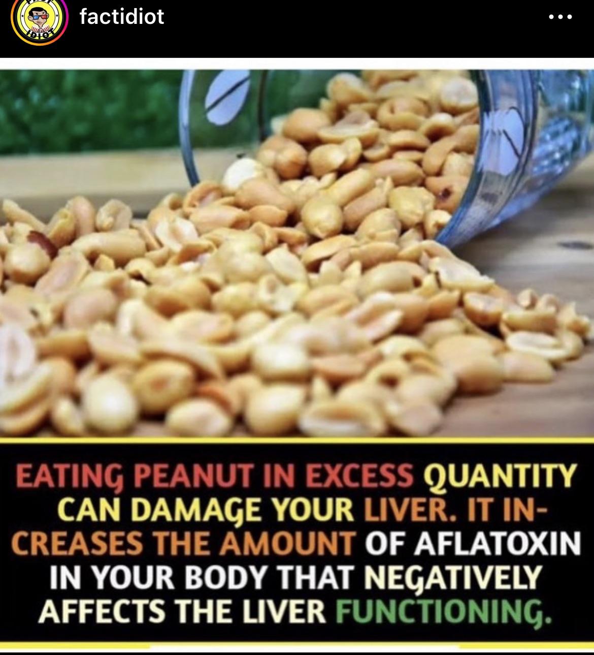 Can peanuts impact your liver? Is this true? r/TheLiverDoc