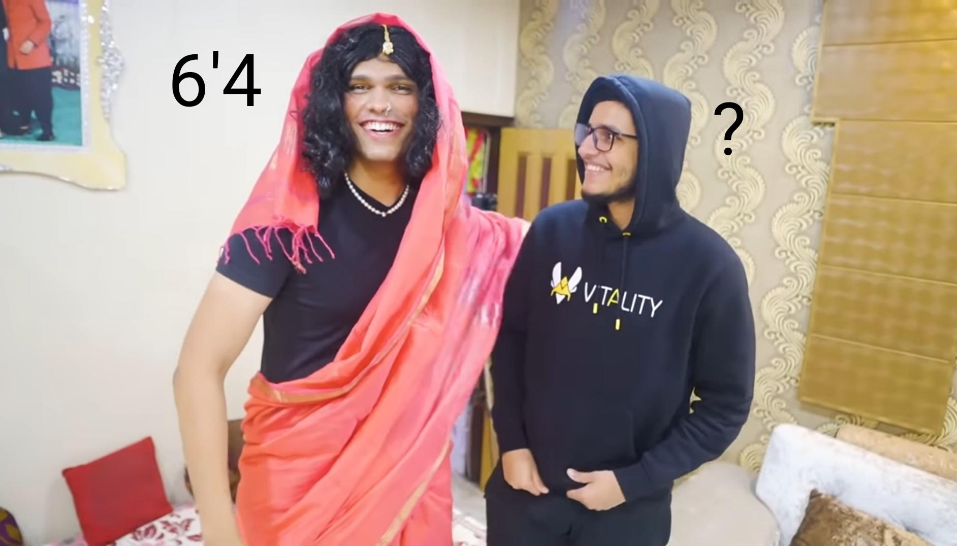 Person on Left is 6'4 then how tall person on right is? : r