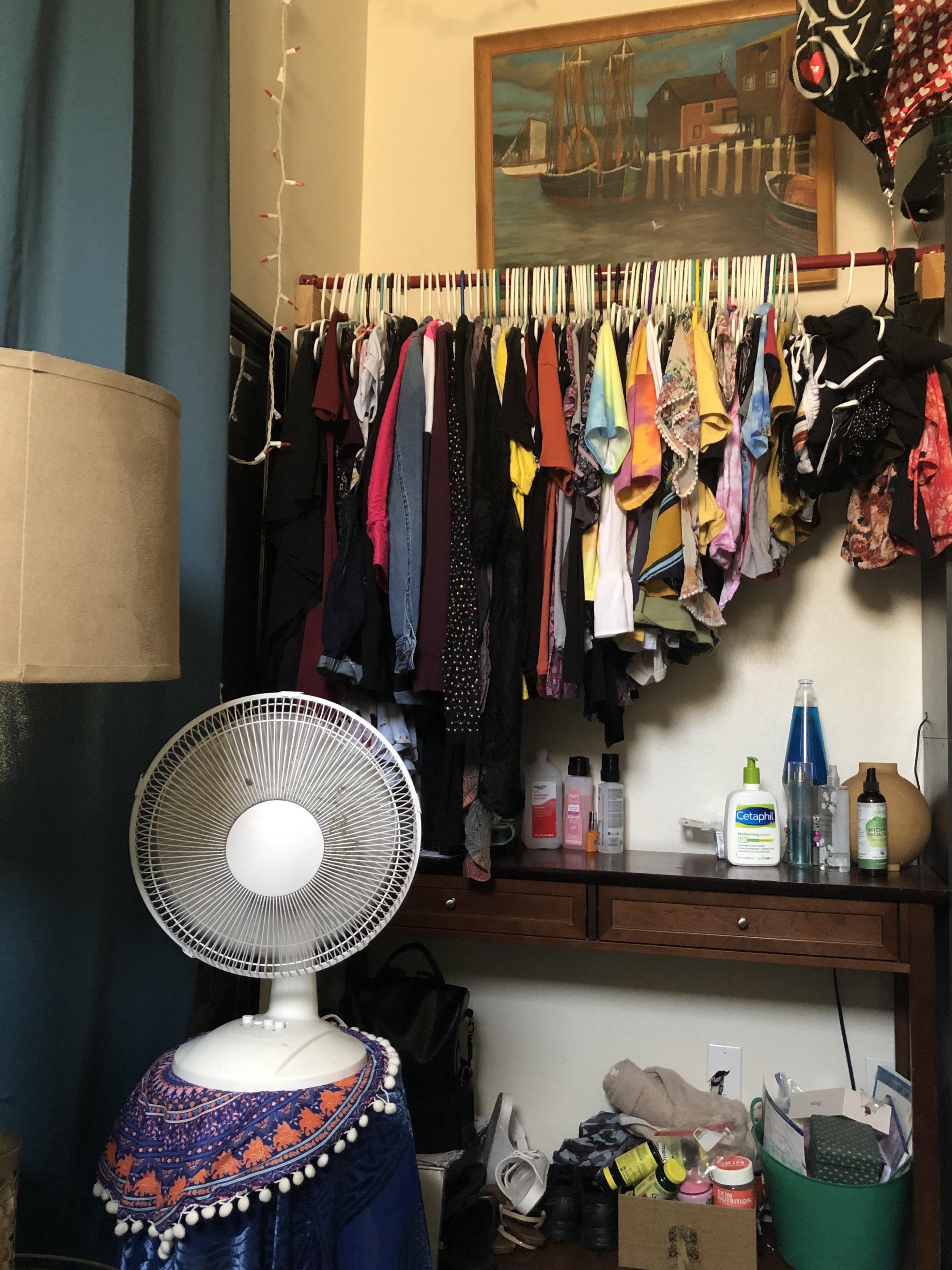 [Mine] What does my little “closet” area say about me? r