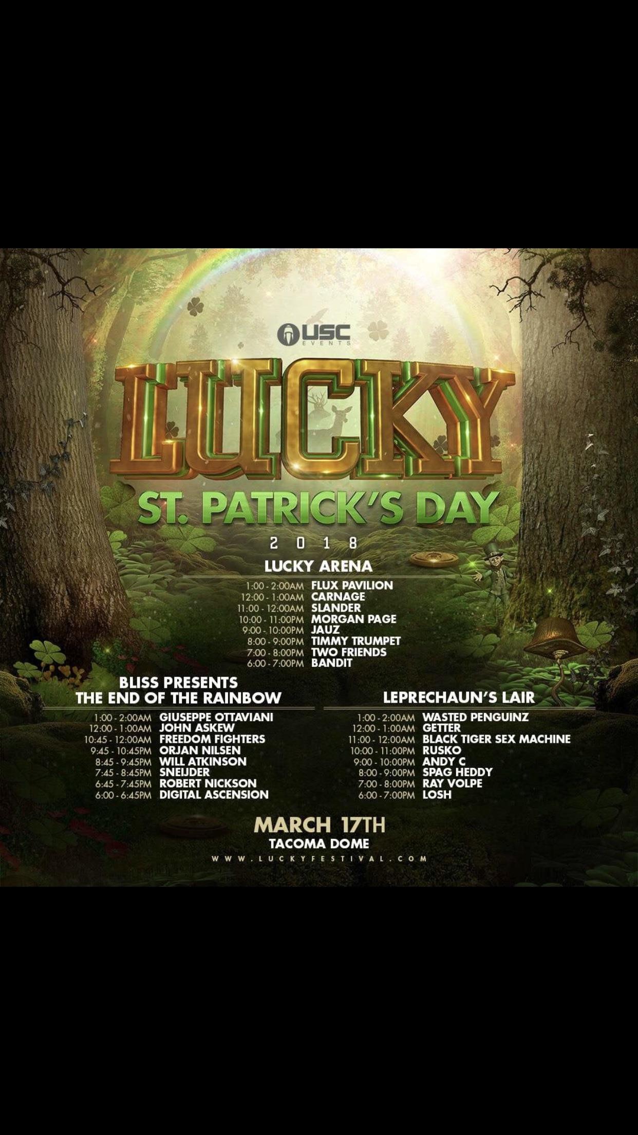 lucky festival 2023 seattle Lucky Seattle stage lineup. What’s your schedule like? aves