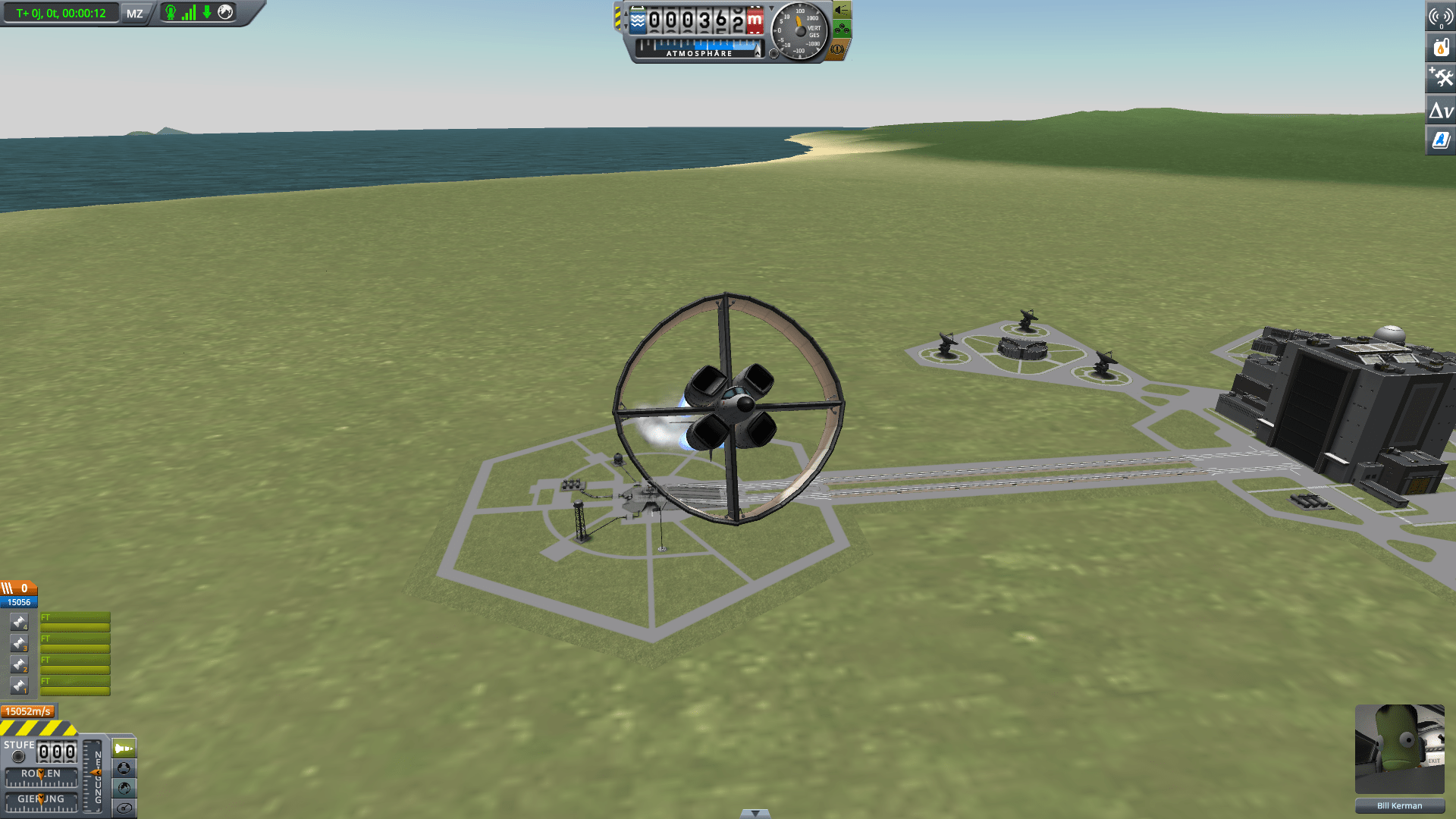 My try on a circle plane r/KerbalSpaceProgram