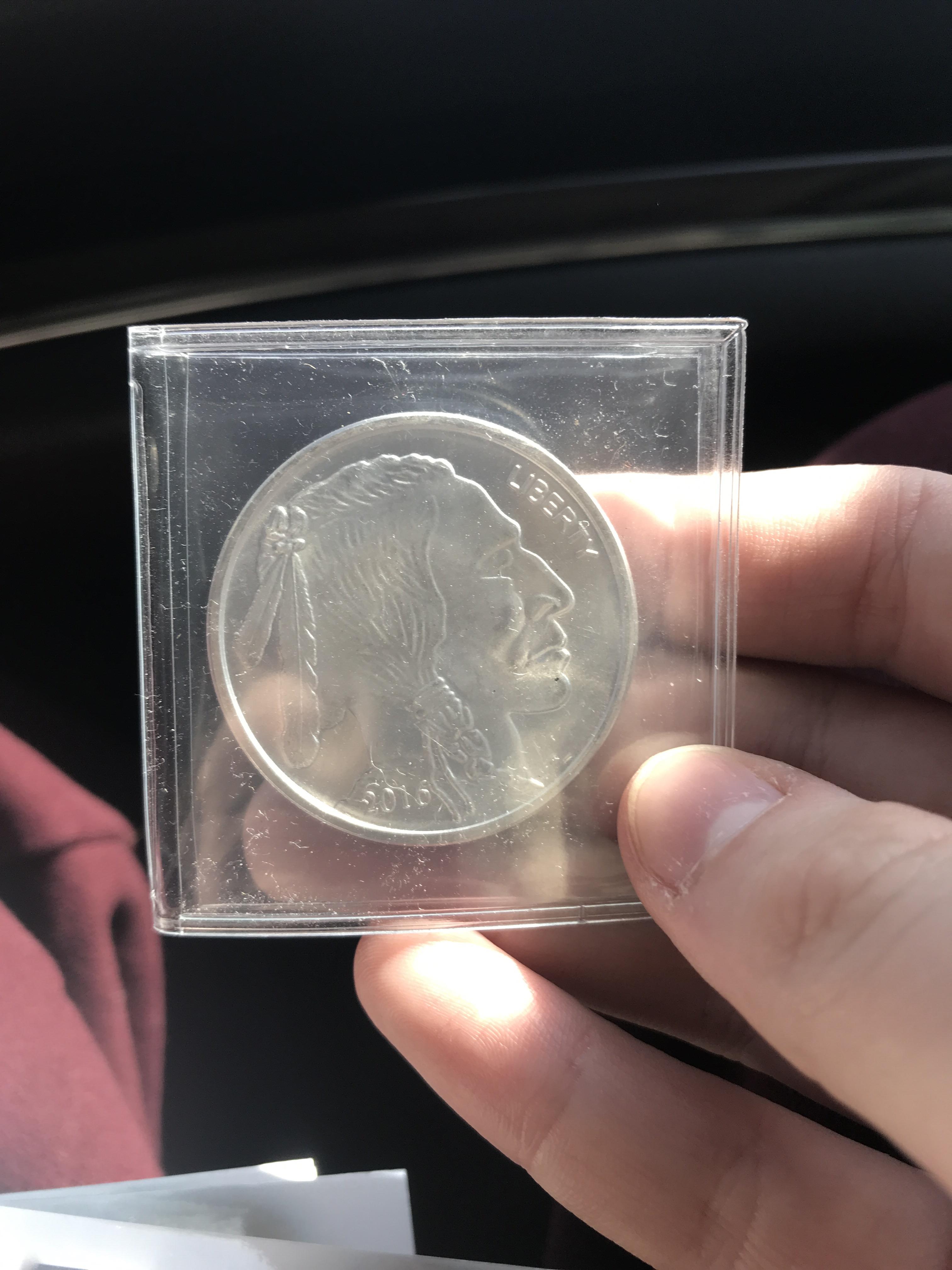 First silver ounce! r/Silverbugs