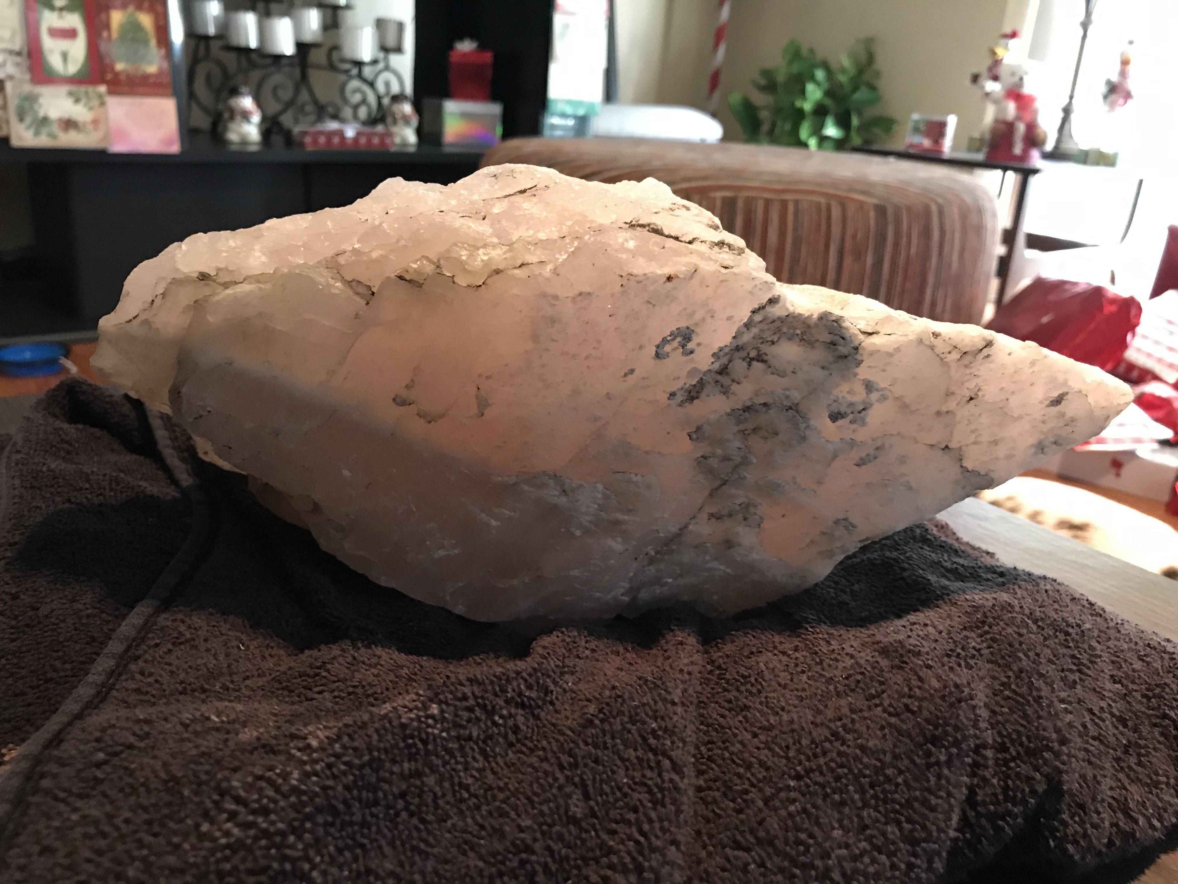 Found another one in my backyard! More Rose quartz 🧐? What do you think