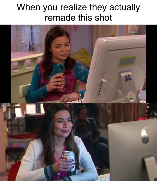 Not supposed to me a meme post but look at how they remade this shot