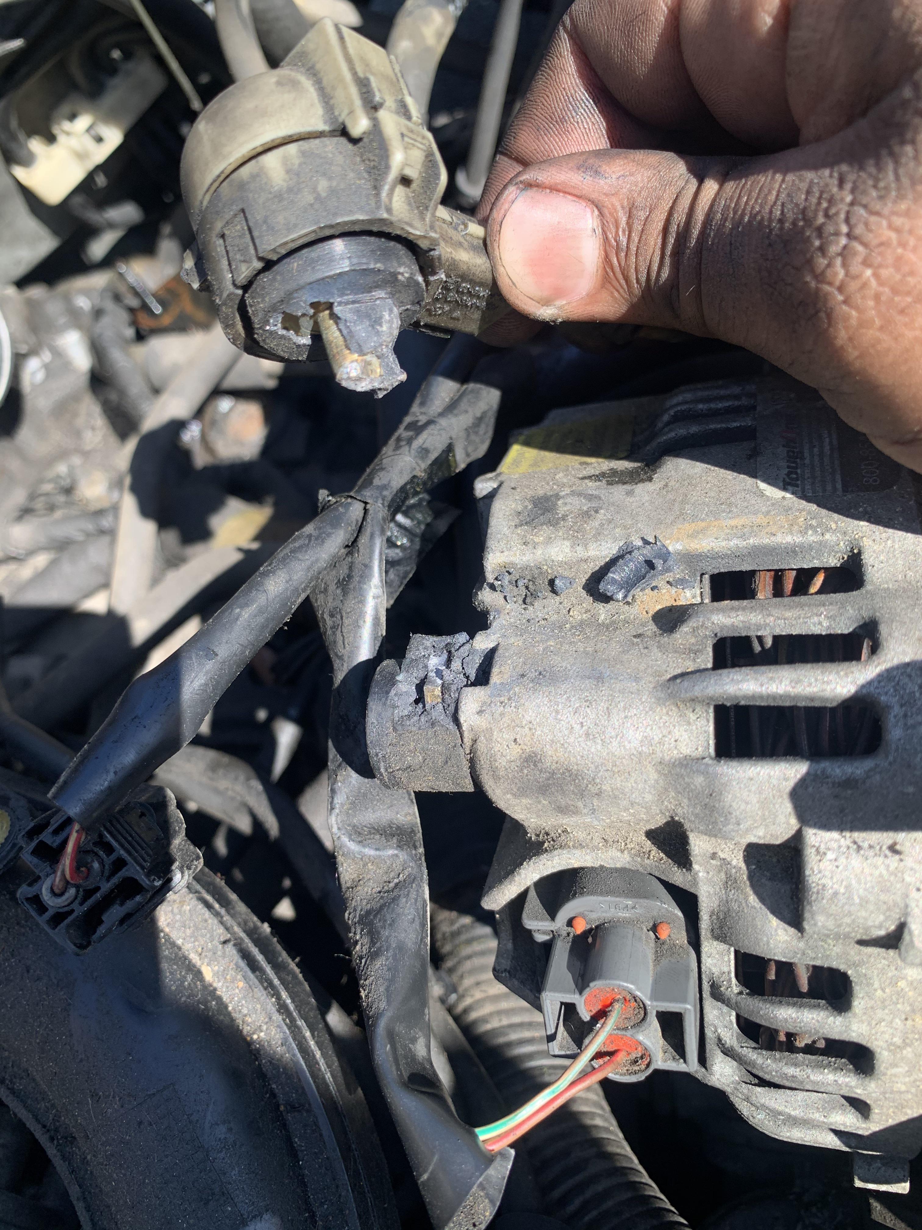 Alternator cable broke. Part number? And how to fix? r/RX8