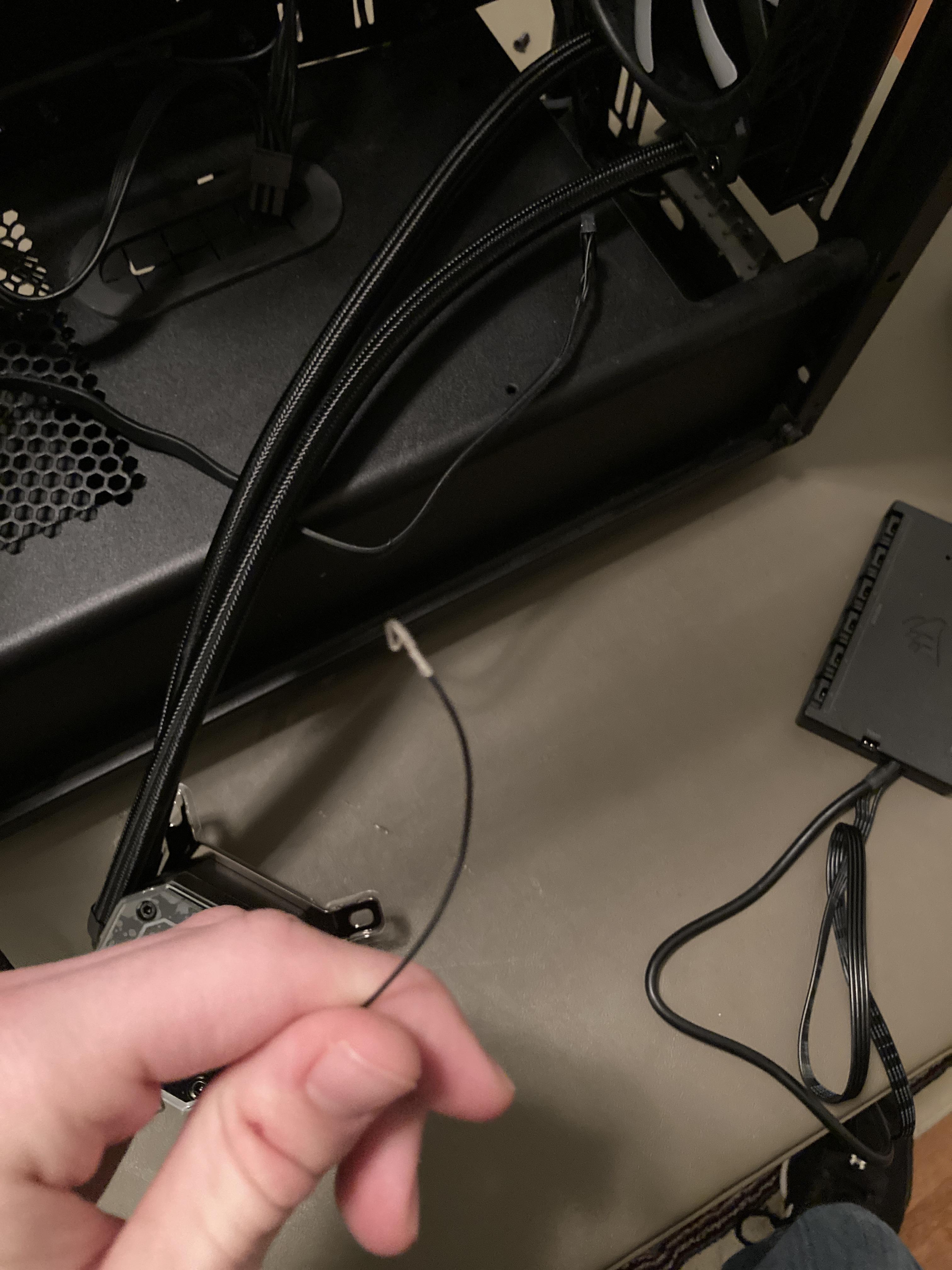 I screwed up my h100i installation and the plug came off my pump tach