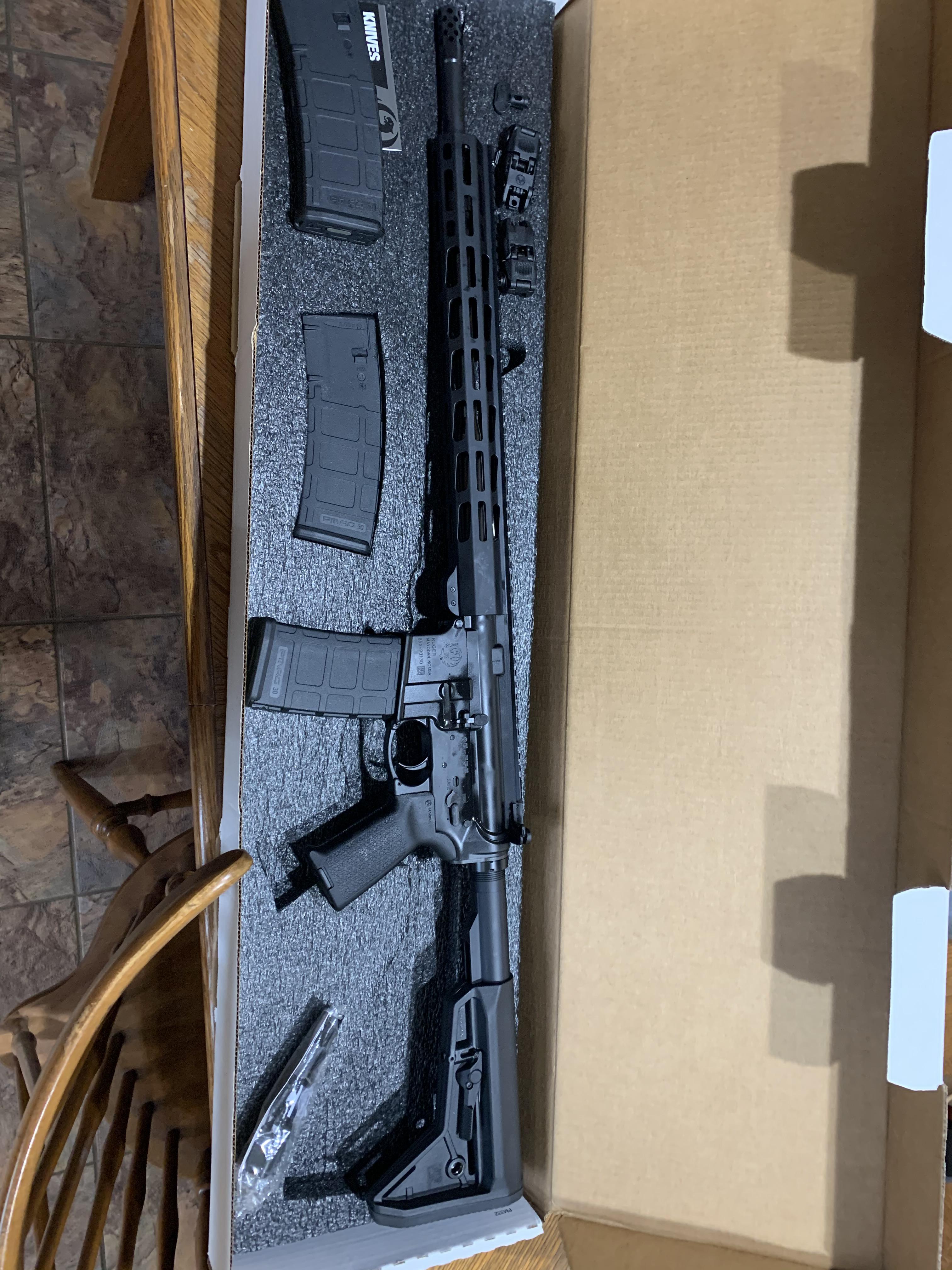 Ruger AR556 with MAGPUL Furniture from the factory r/GunPorn