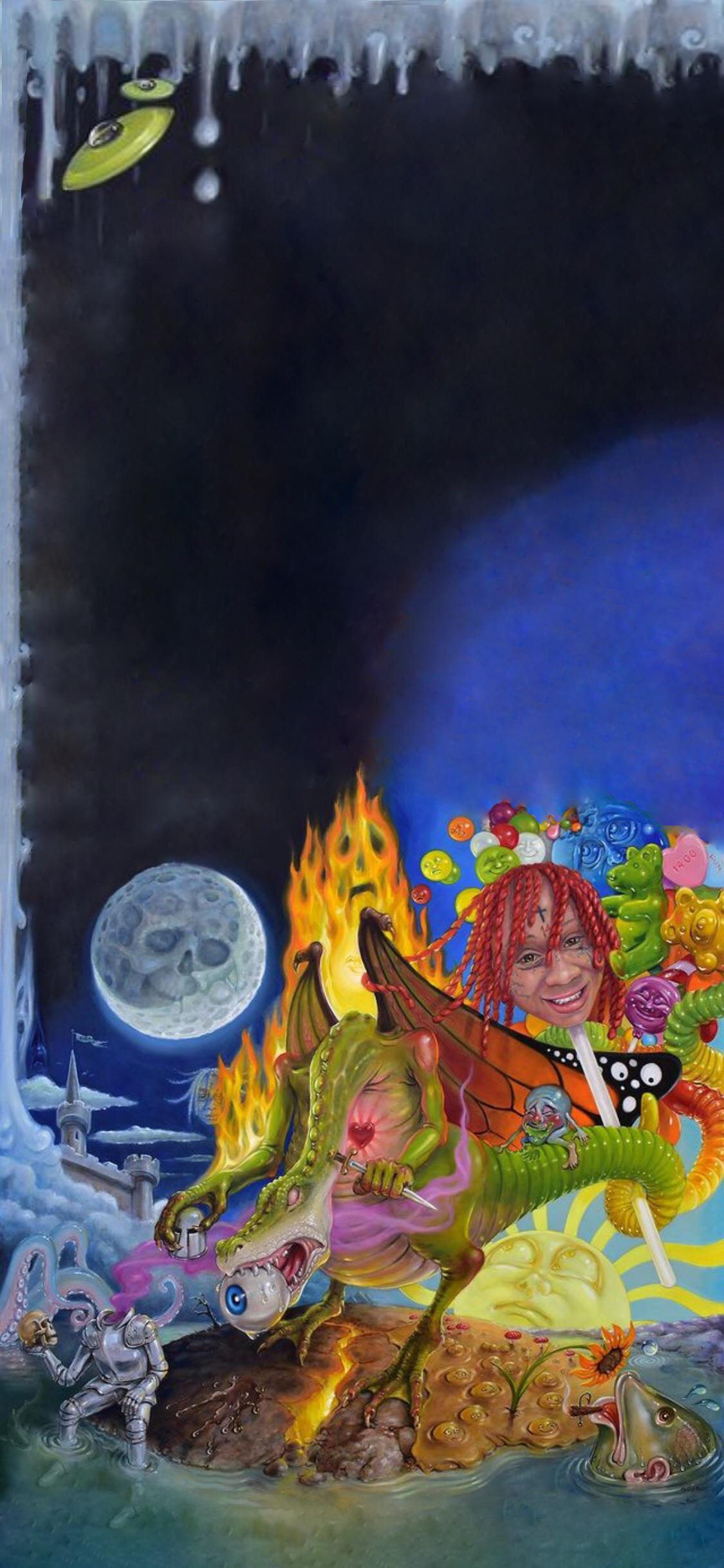 Trip At Knight IPhone wallpaper I made r/trippieredd