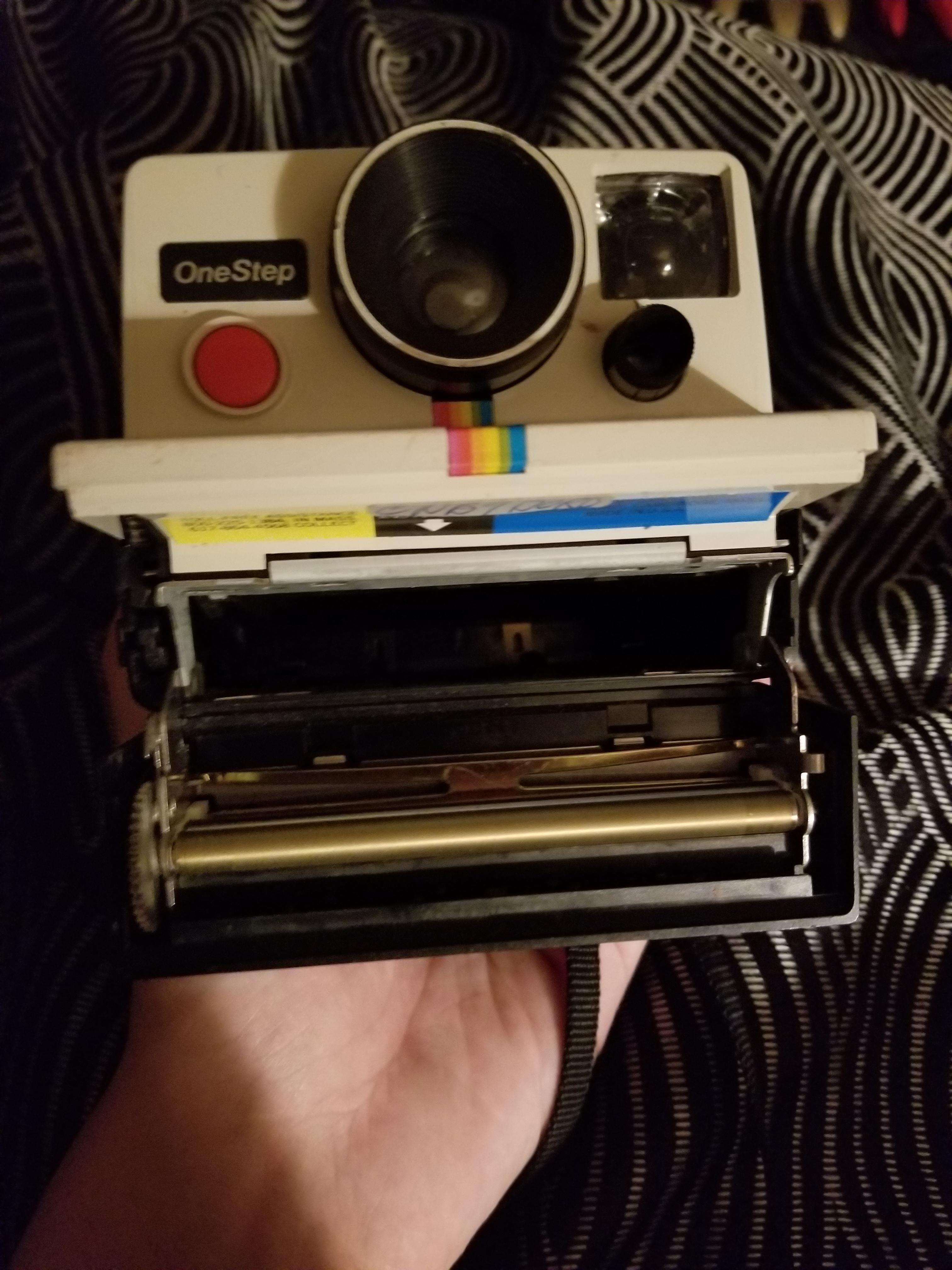 So recently I got this Polaroid one step. I'm super new to the whole