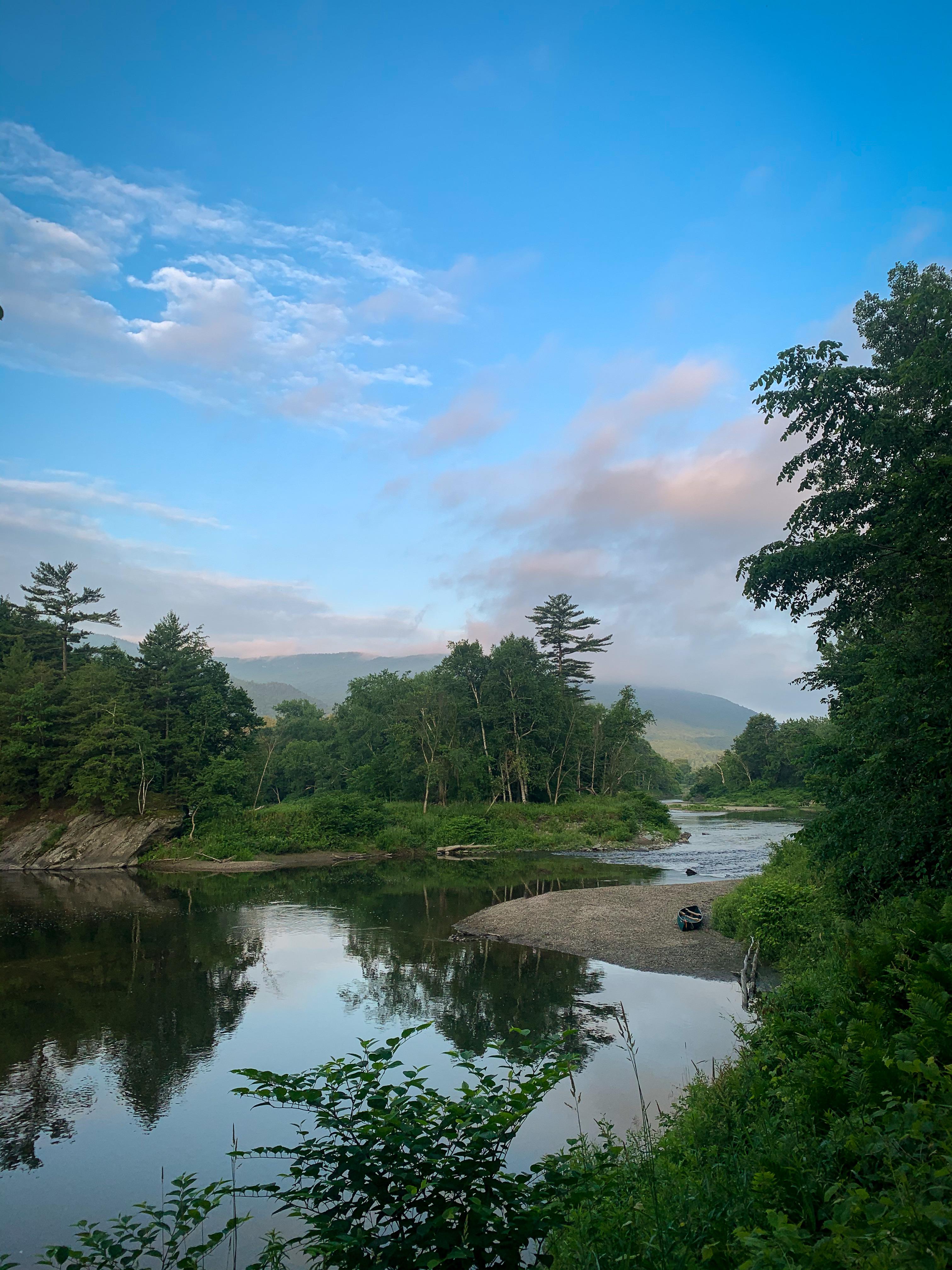 The Lamoille a few mornings ago r/vermont