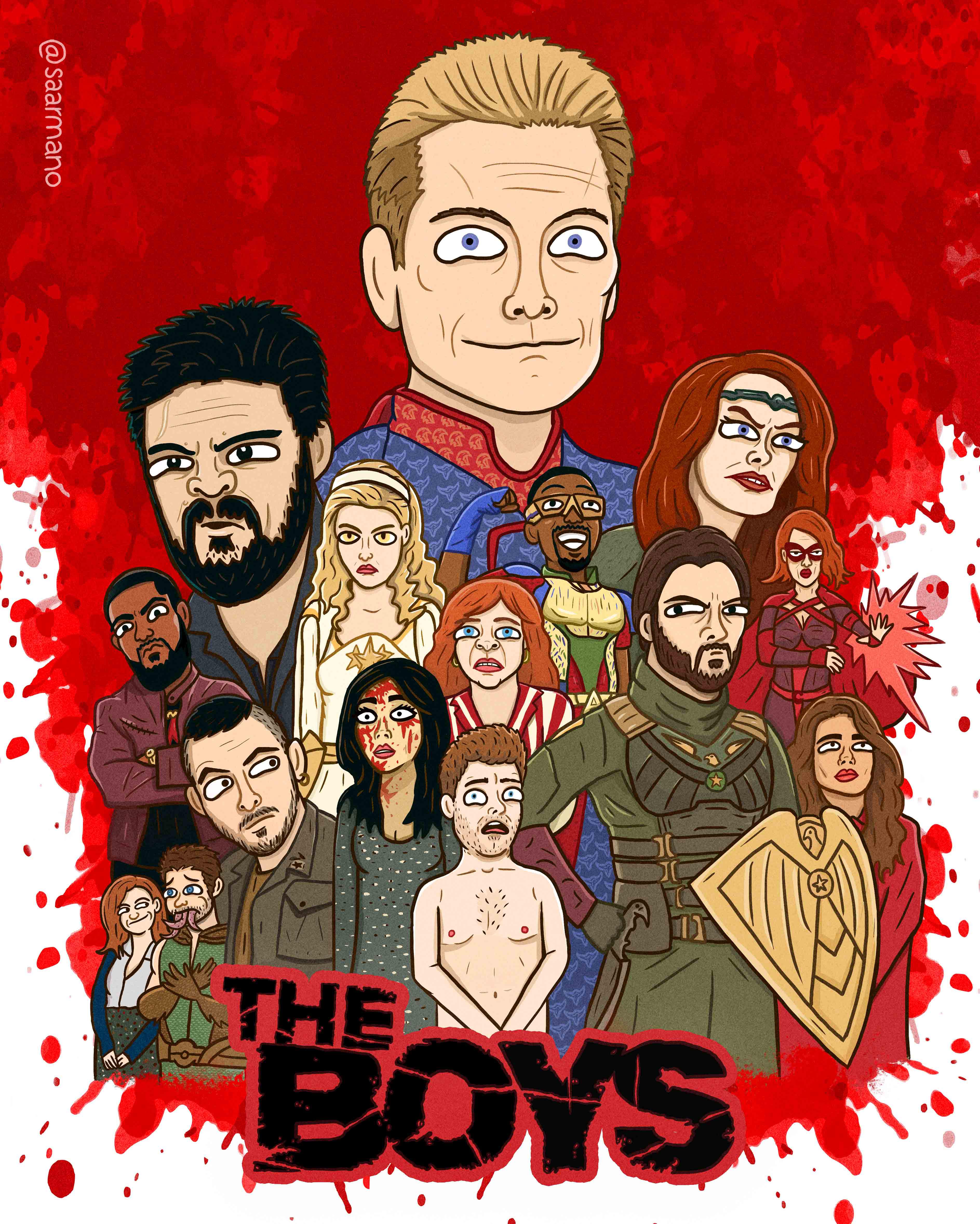 I made fan art poster for season 3 TheBoys