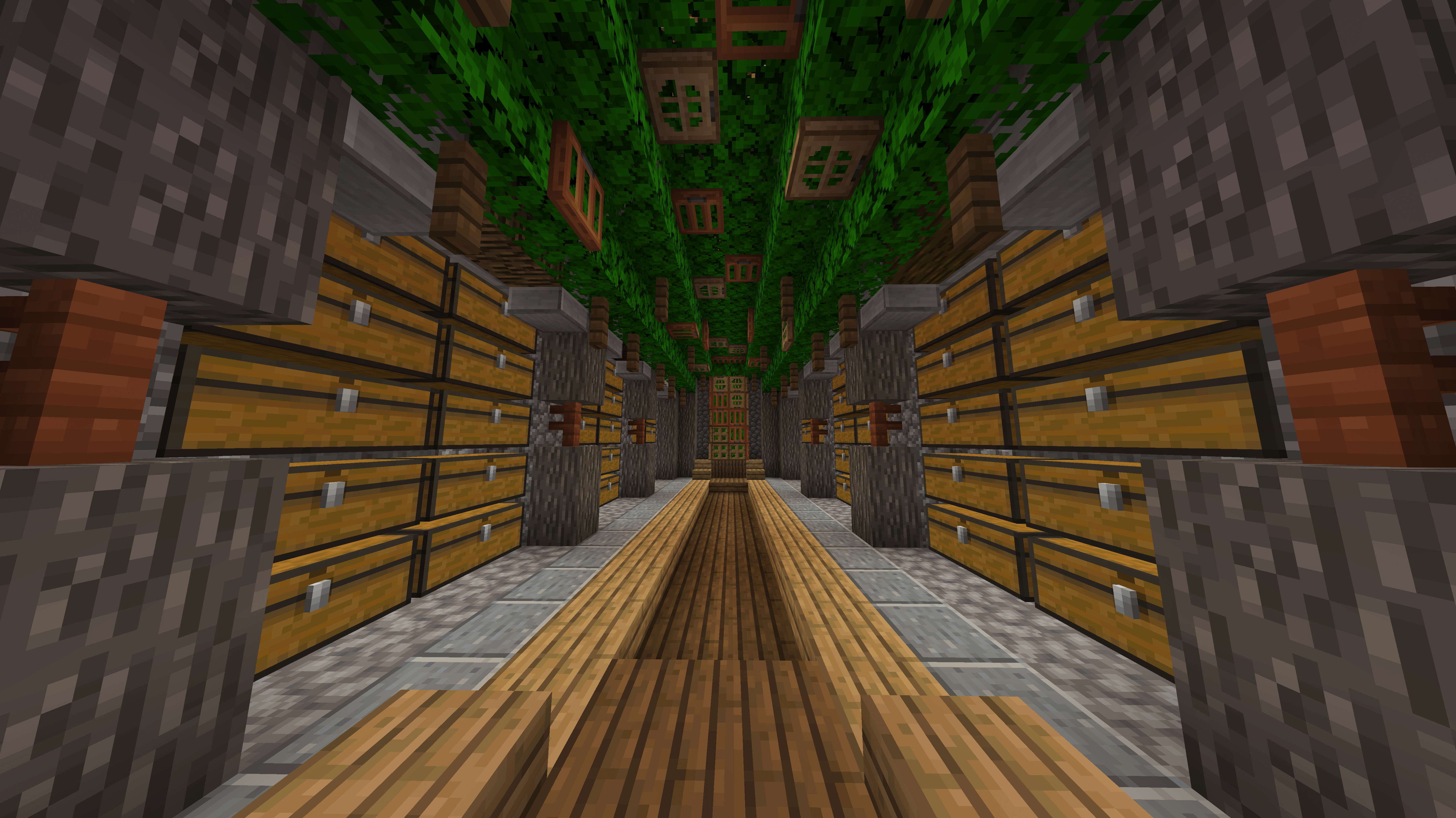 Cool Minecraft Storage Room Designs / All of these minecraft storage r.