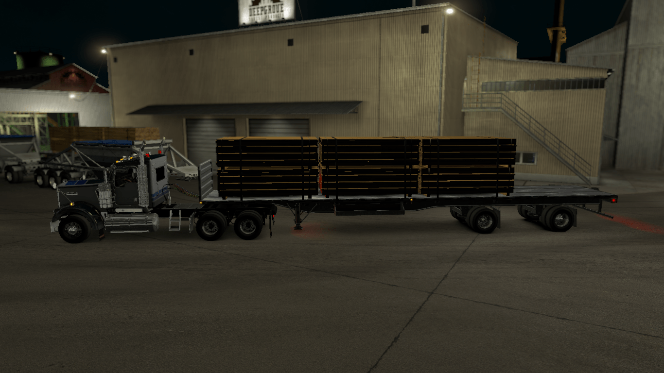 Does anyone know if it's possible to fully load a 53' flatbed trailer