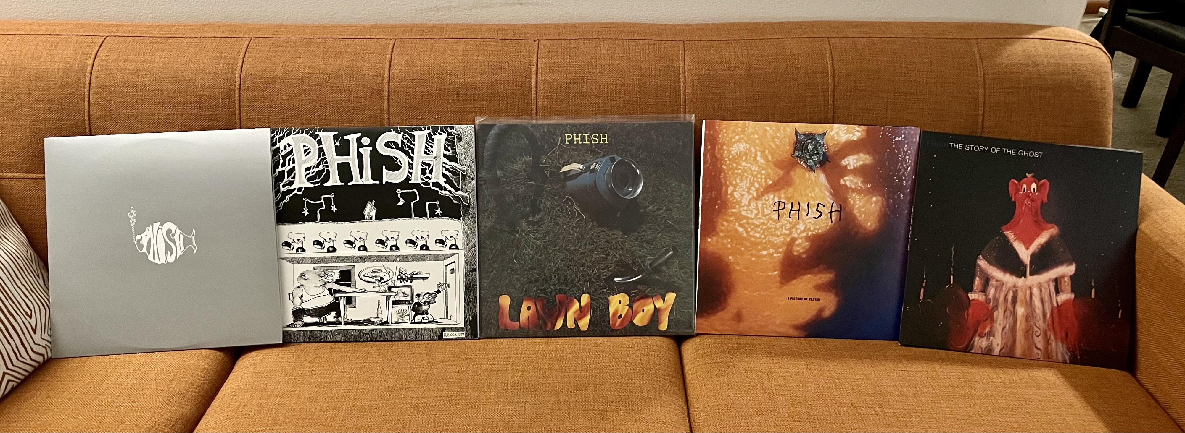 Phish album collection so far r/vinyl