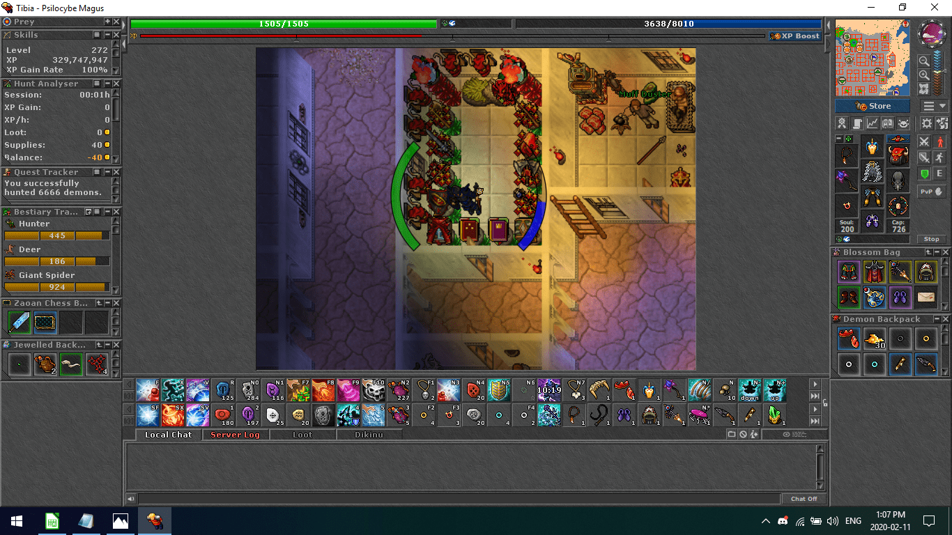 Ideal Knight Skill to Start TibiaMMO