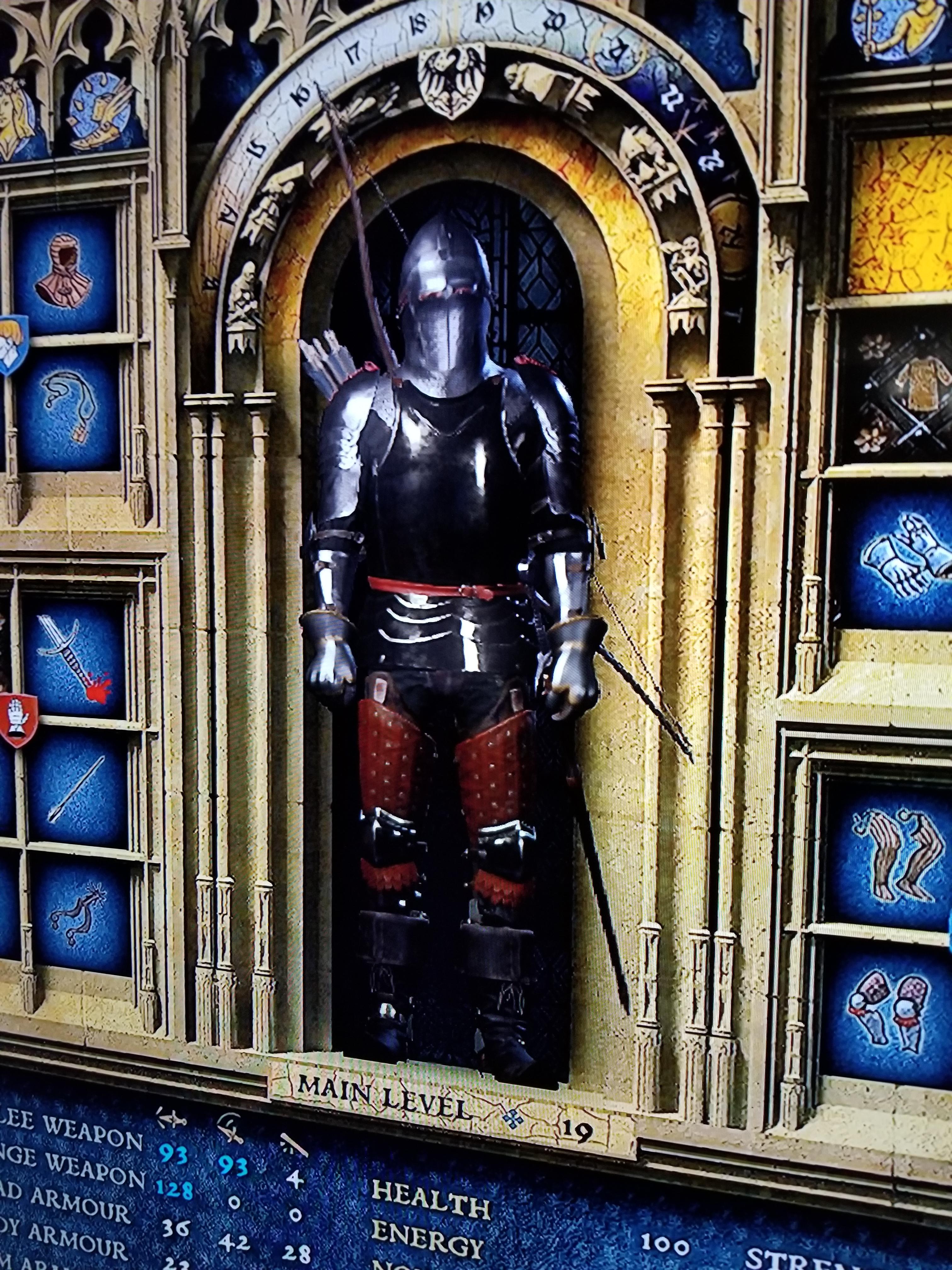 Someone asked me to not hide my shiny chest plate. Yesterday