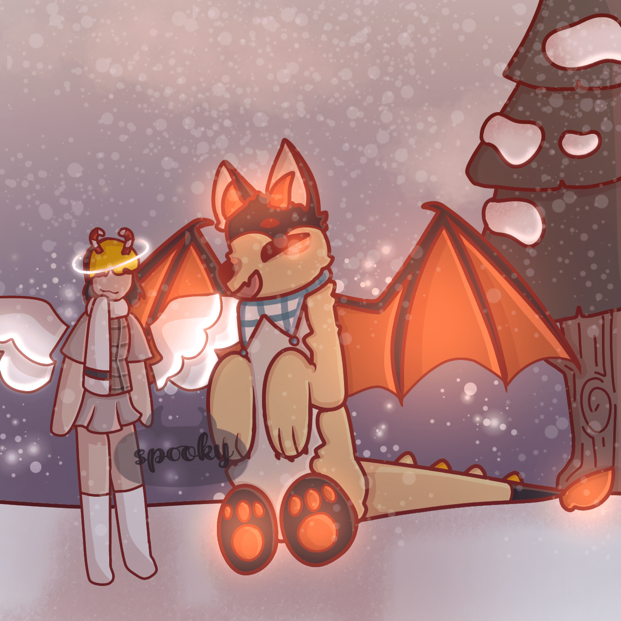 "Together, forever...never to be separated ever again." A drawing to