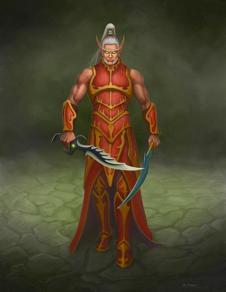 Blood elves should get armor like this art by bmd247 r/wow