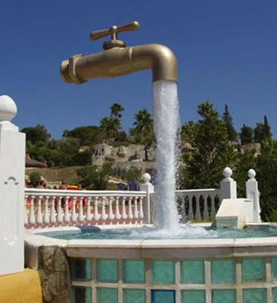 Magic Tap. Aqualand, Spain. r/pics
