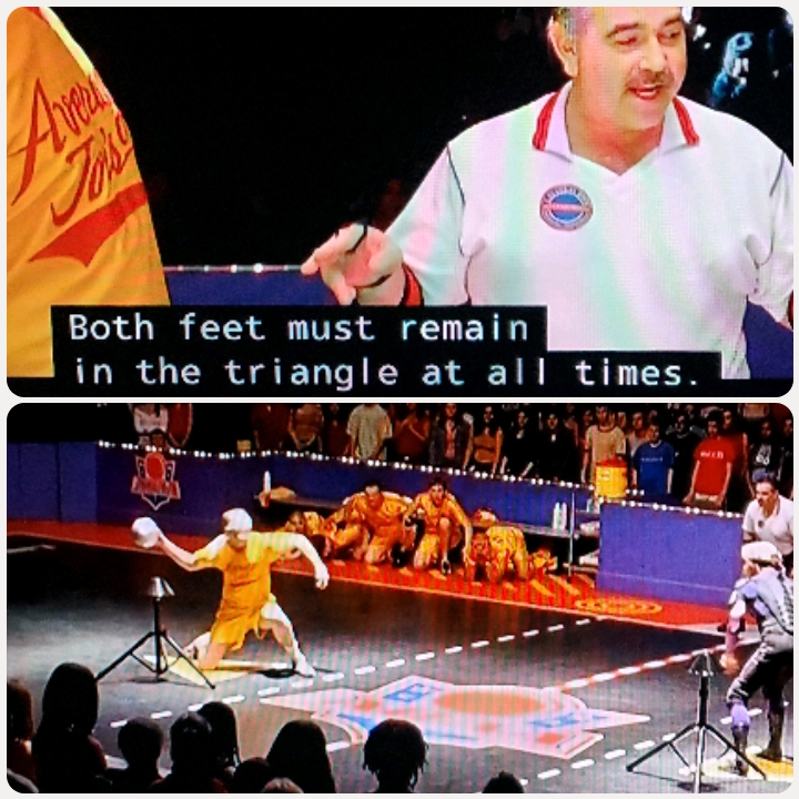 In "Dodgeball A True Underdog Story" 2004, the final match is forced