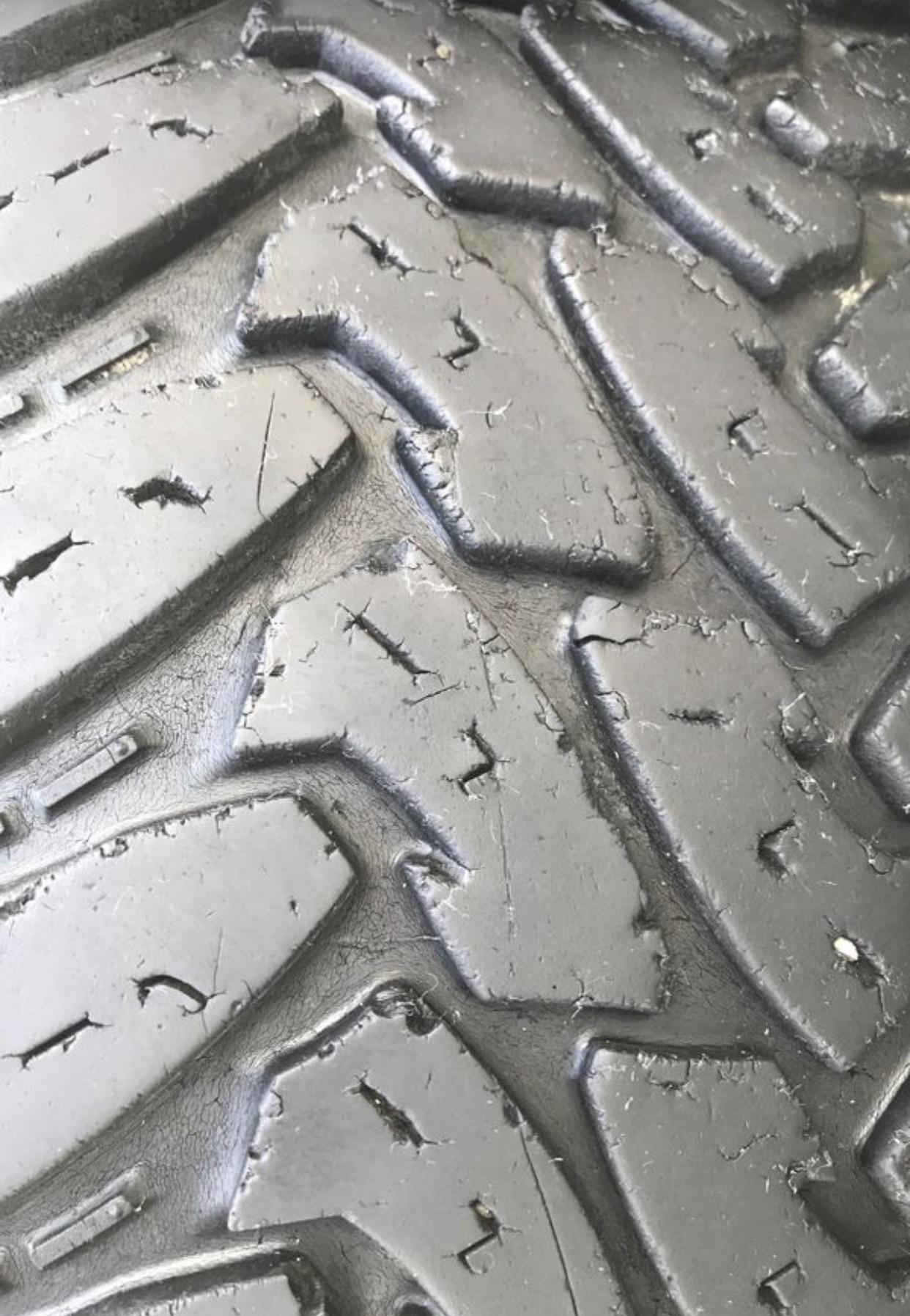 Are these tires safe? Toyo Open Country M/T with healthy tread left. No