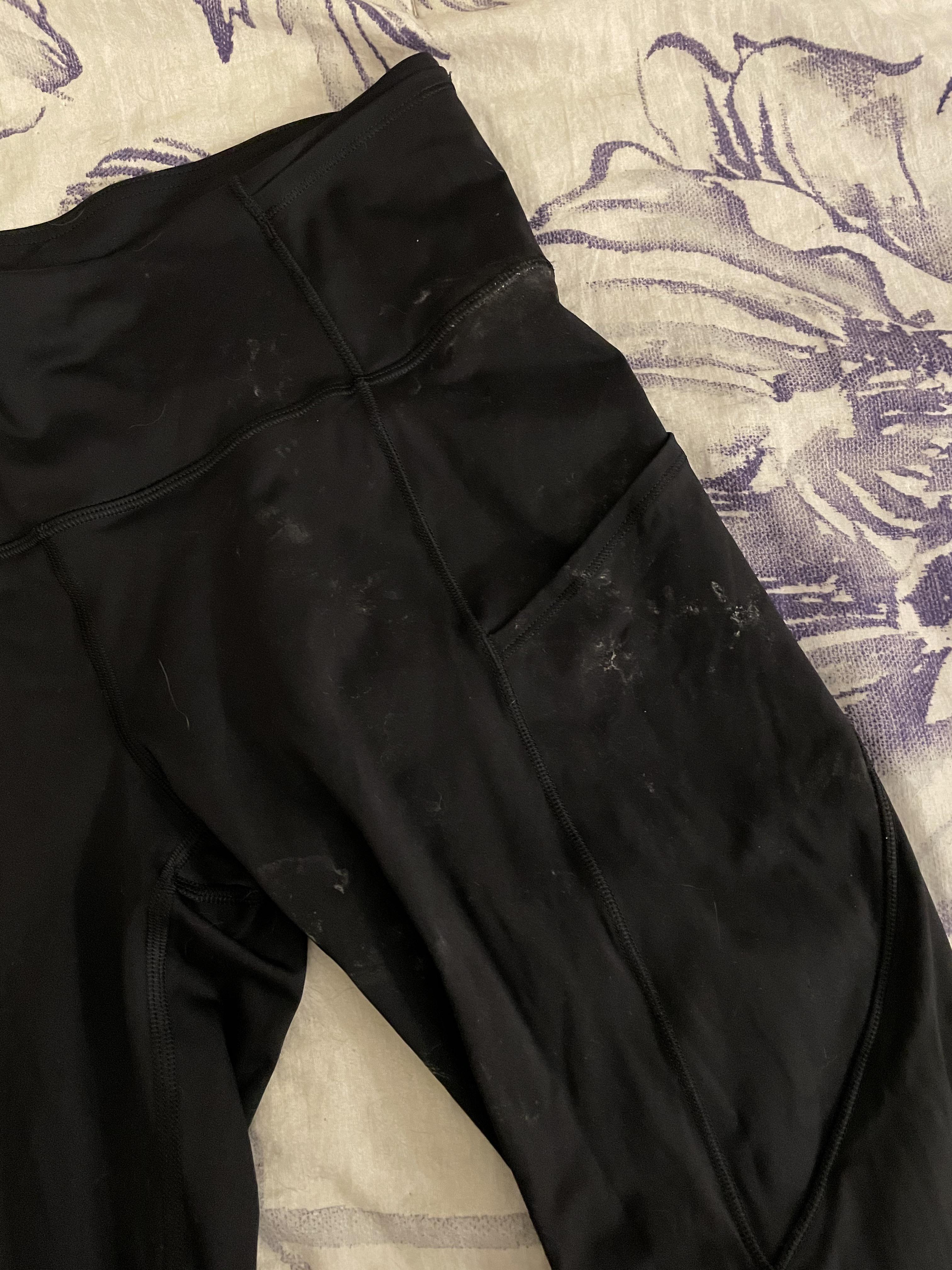 How can I prevent my lulus from looking stained after each wash? I don