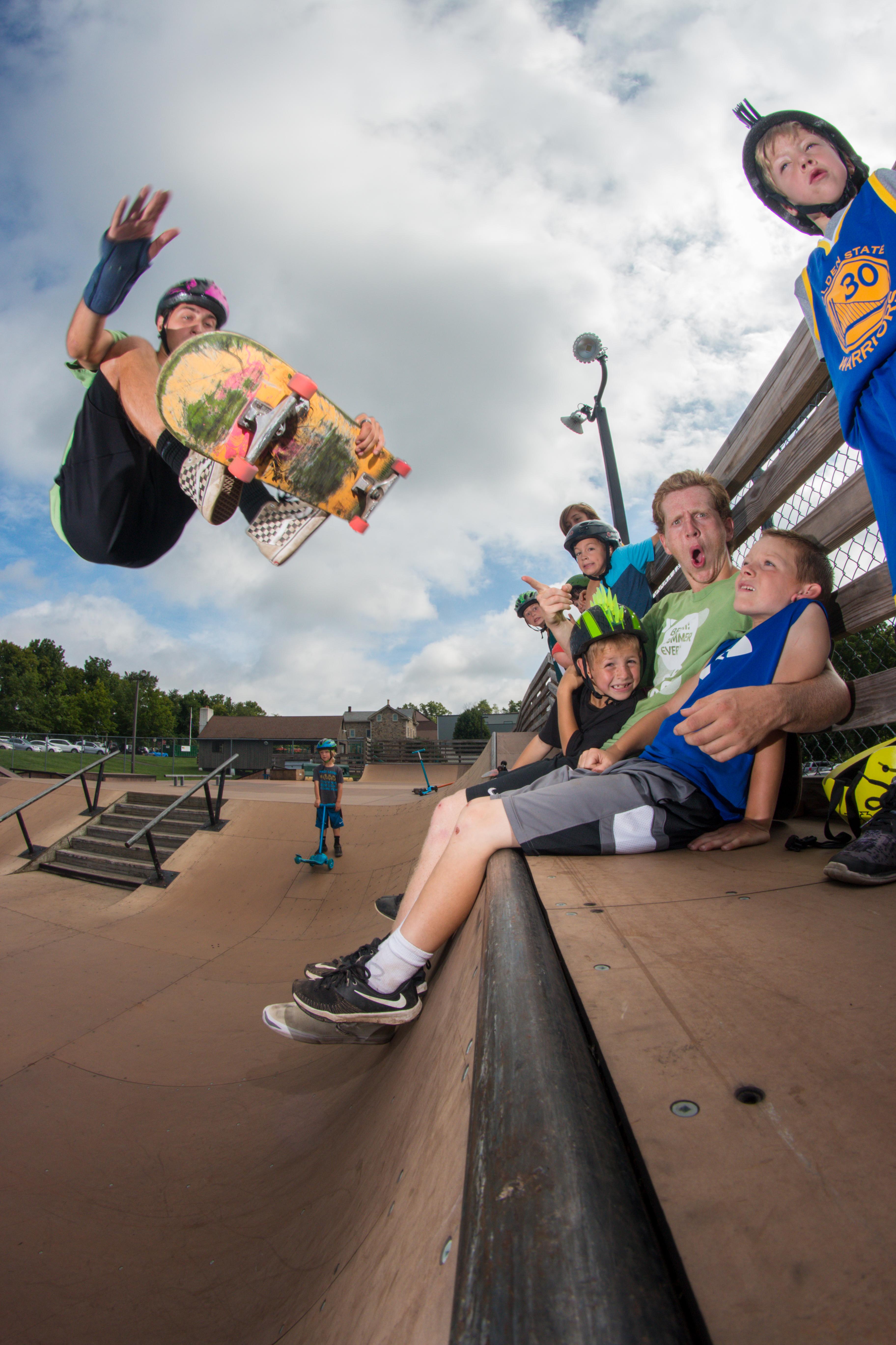 Ran a skate camp this past summer, took this photo, pretty stoked on