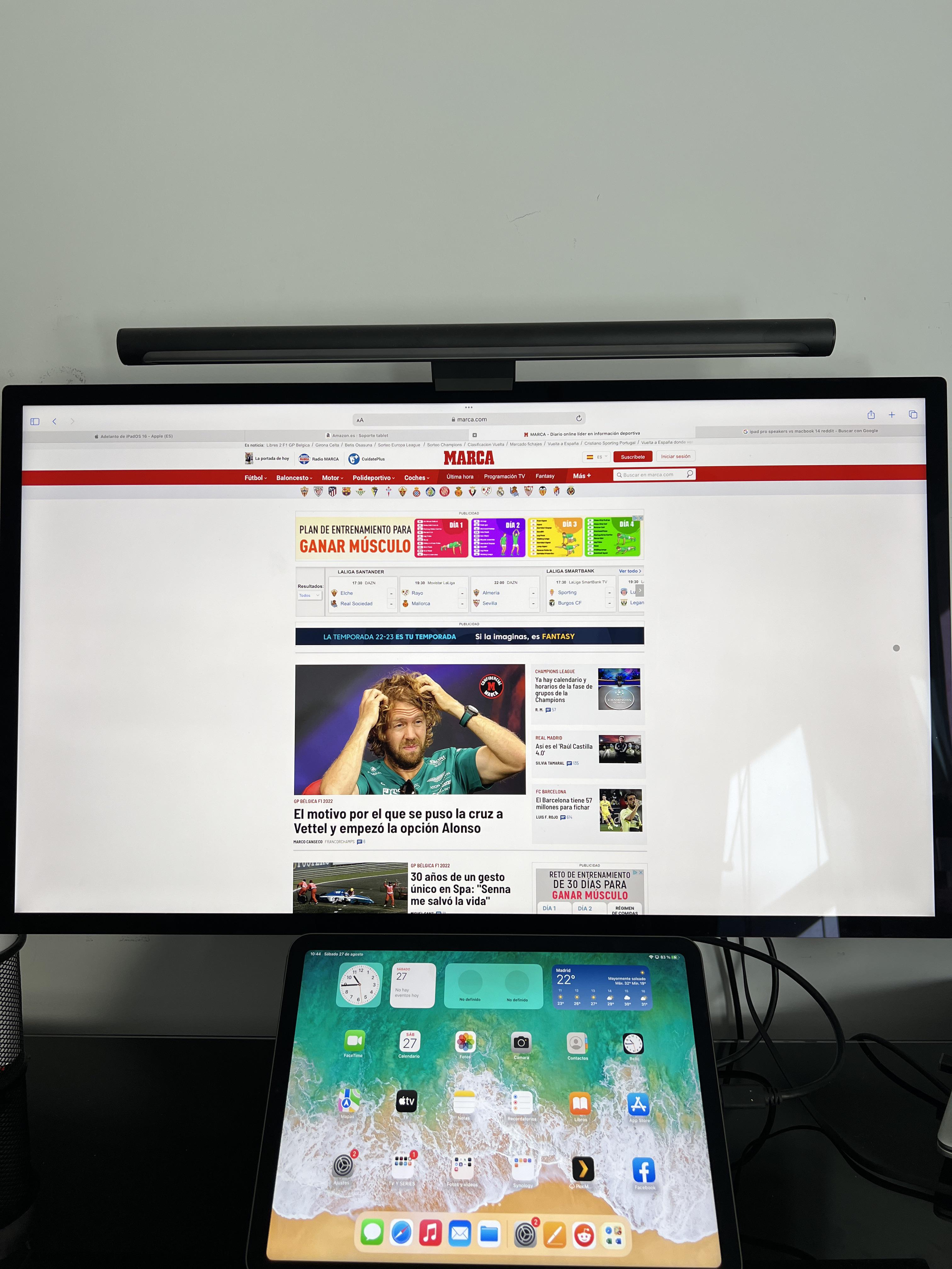 Apple Studio Display + IPad Air 5 + Stage Manager as main device r/macsetups