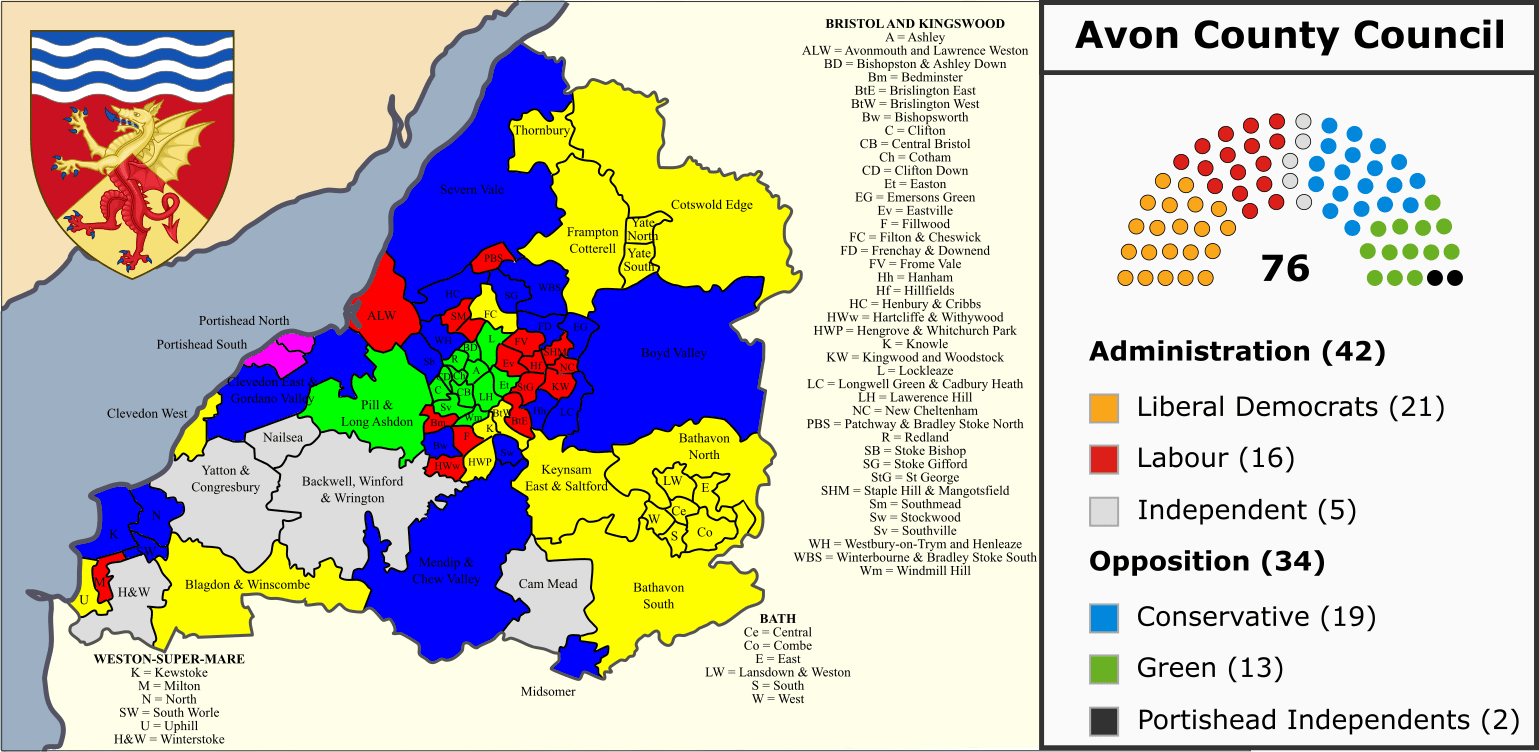 2021 Avon County Council Election r/imaginaryelections