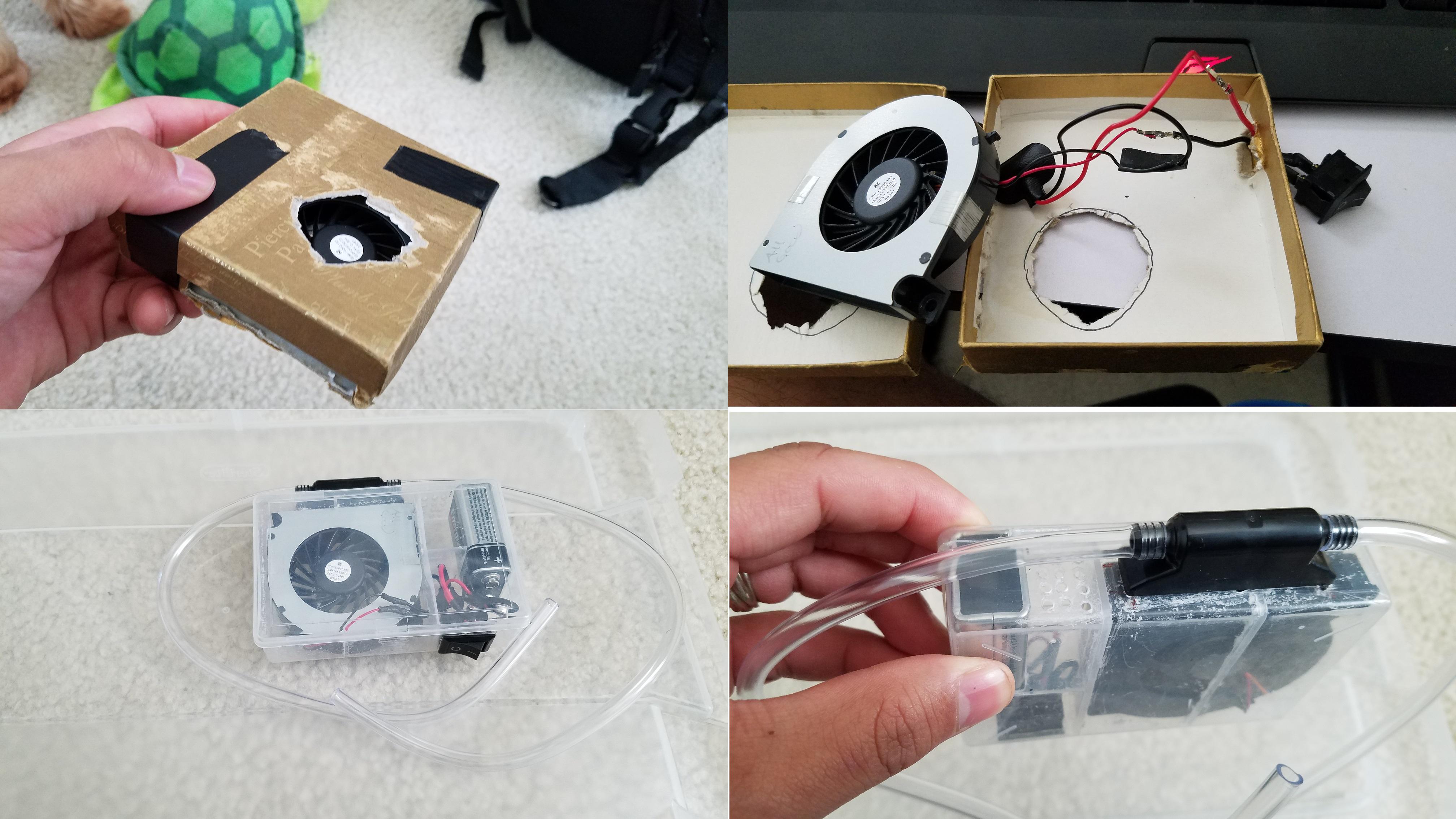 DIY I constructed an Antifog system..details in comments. r/airsoft