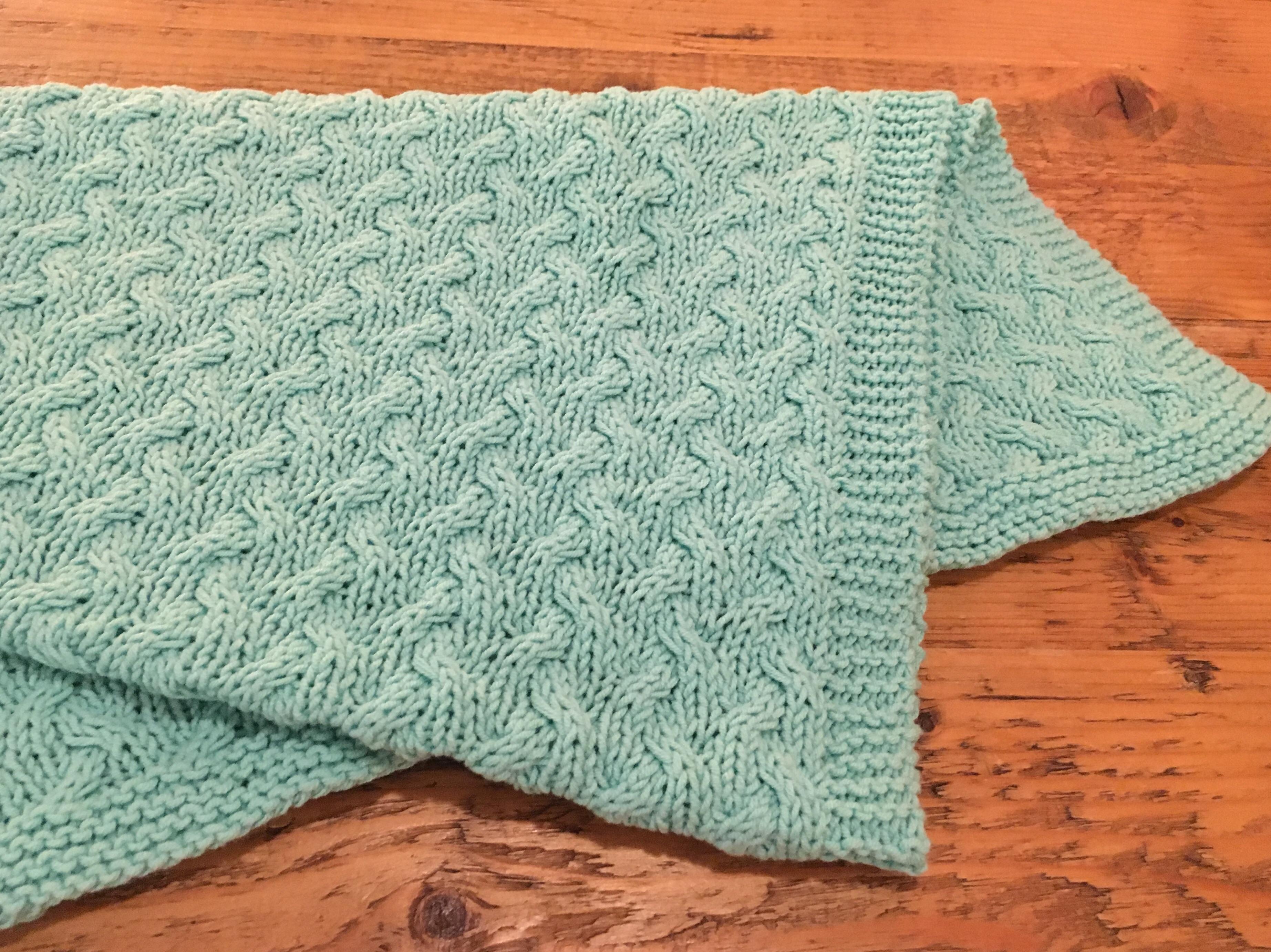 I finished my first baby blanket! And it certainly isn’t the last! It