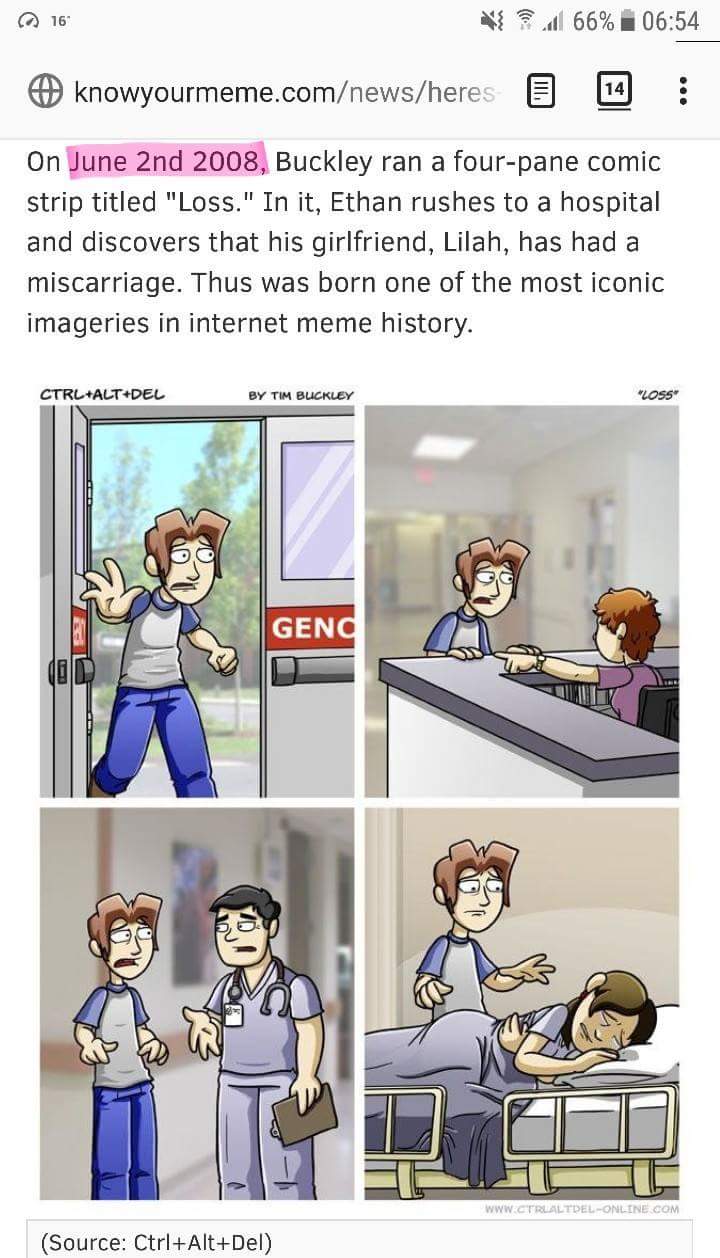 Today is the 10th anniversary of Loss meme. Happy birthday Loss
