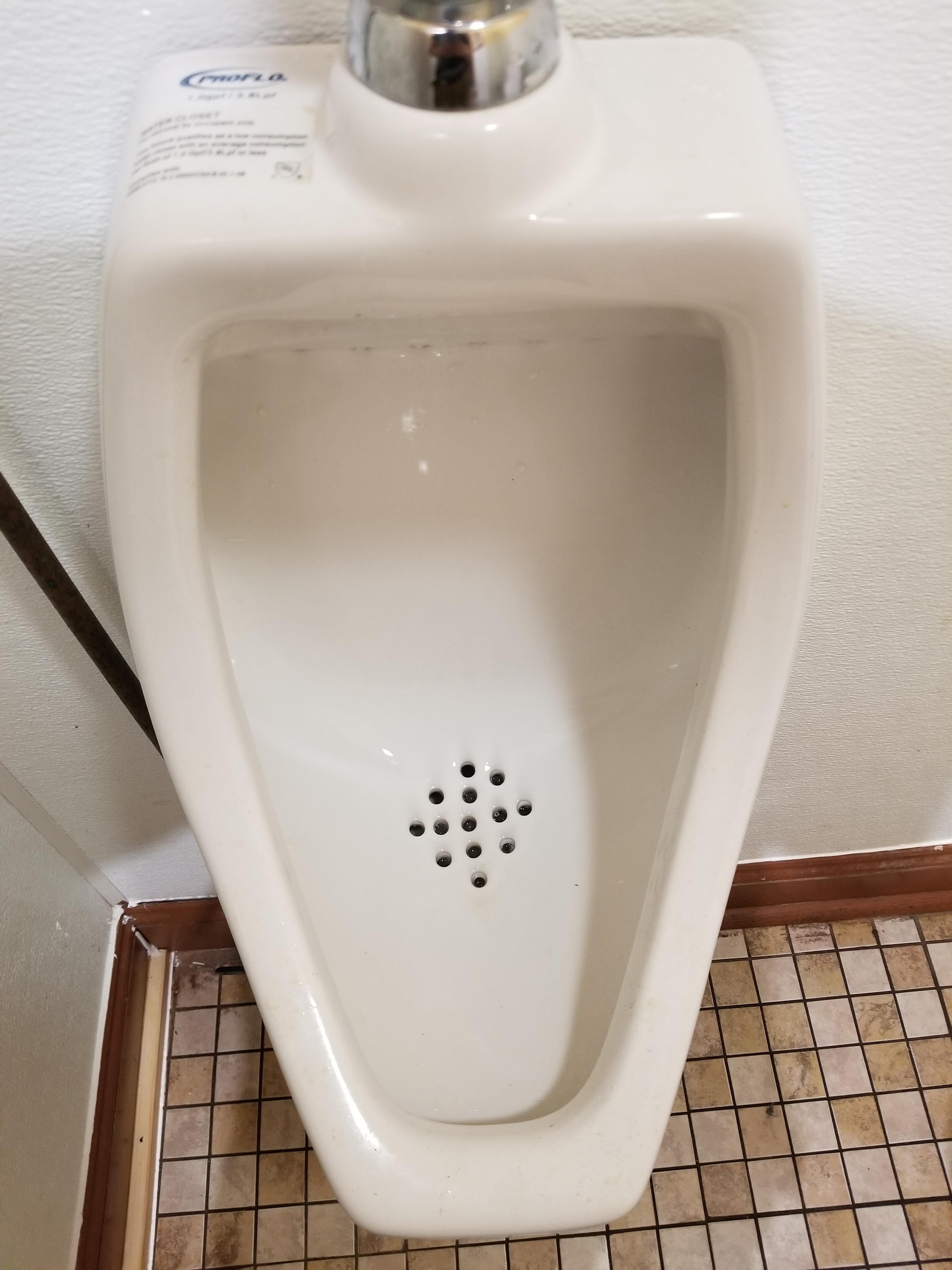 Urinal at my work r/mildlyinfuriating