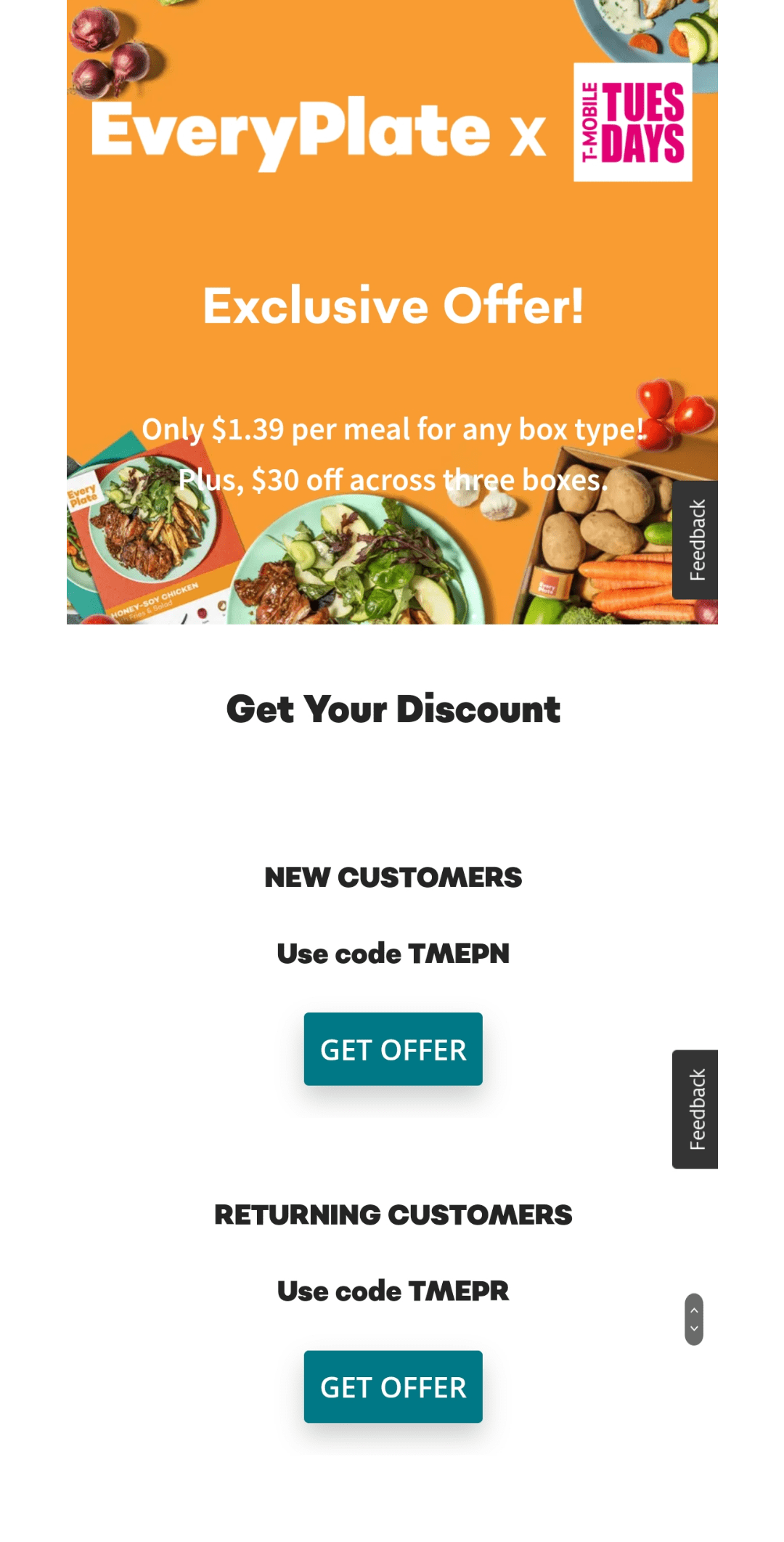 Every Plate r/SingleUseCodes